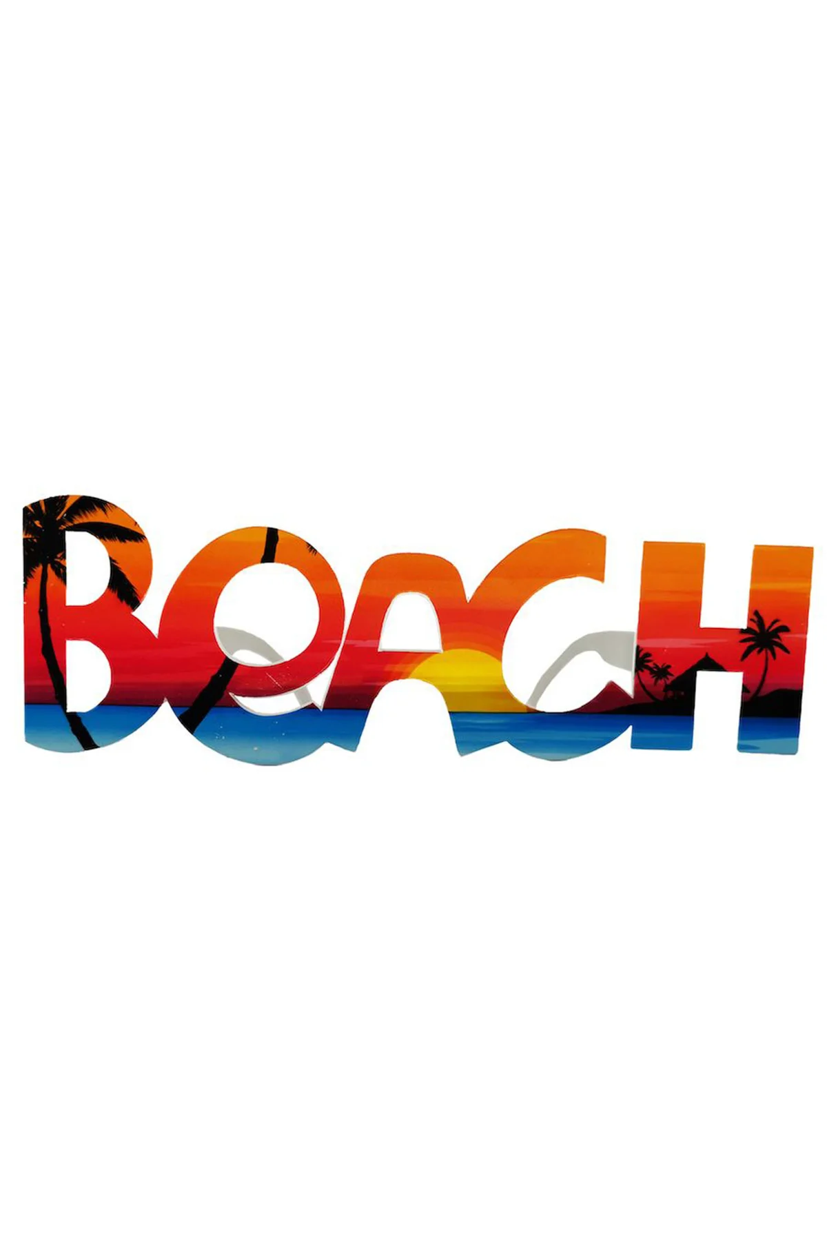 Beach Yazılı Parti Gözlüğü Yaza Merhaba Hawaii Show Gözlüğü 19x6 cm (4741) - Just Cheap Store Görsel 2