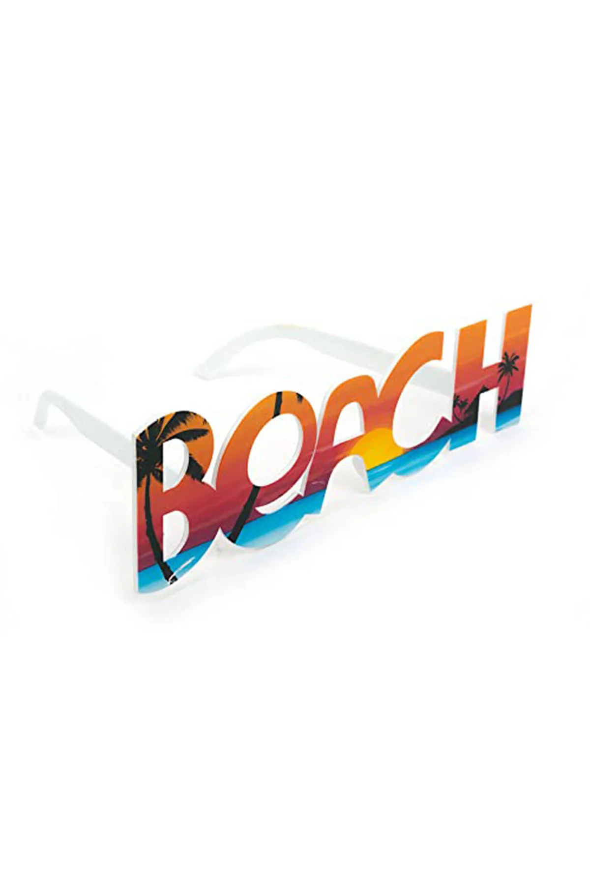 Beach Yazılı Parti Gözlüğü Yaza Merhaba Hawaii Show Gözlüğü 19x6 cm (4741) - Just Cheap Store Görsel 4