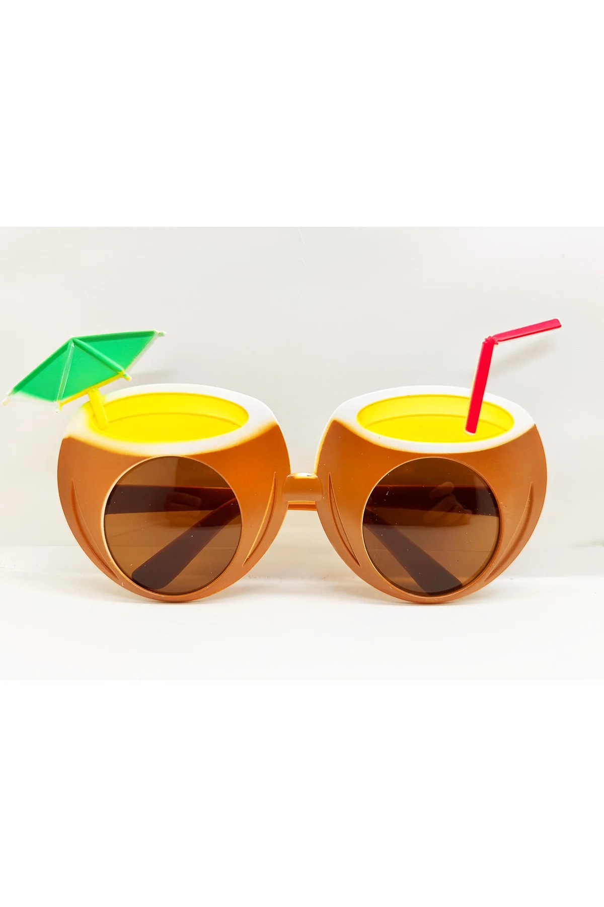 Hindistan Cevizi Tropikal Hawaii Yaza Merhaba Parti Gözlüğü (4741) - Just Cheap Store Görsel 2