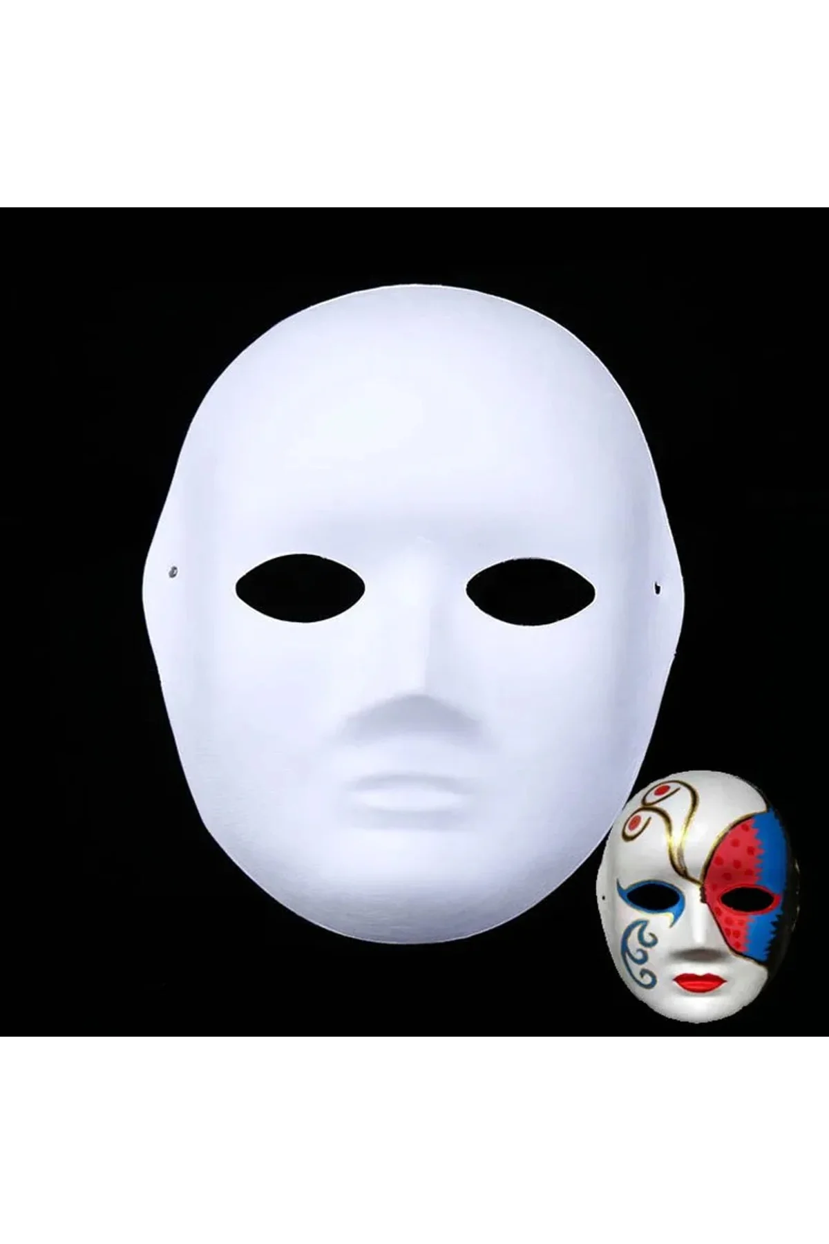 Boyanabilir Surat Model Maske – Lastikli | Kendin Tasarla (4741) - Just Cheap Store Görsel 3