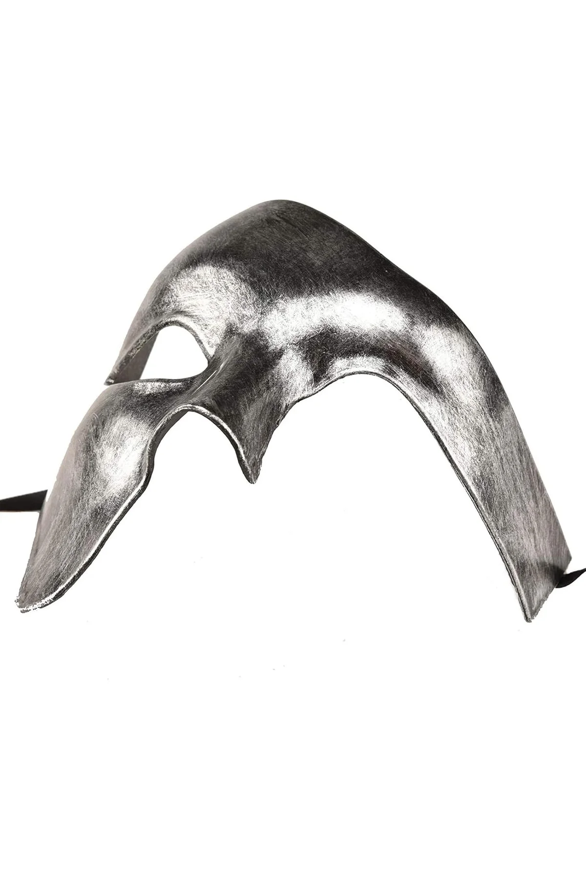 Antik Eskitme Gümüş Erkek Yarım Maske - Phantom &amp;amp;amp; Balo Maskesi (4741) - Just Cheap Store Görsel 4