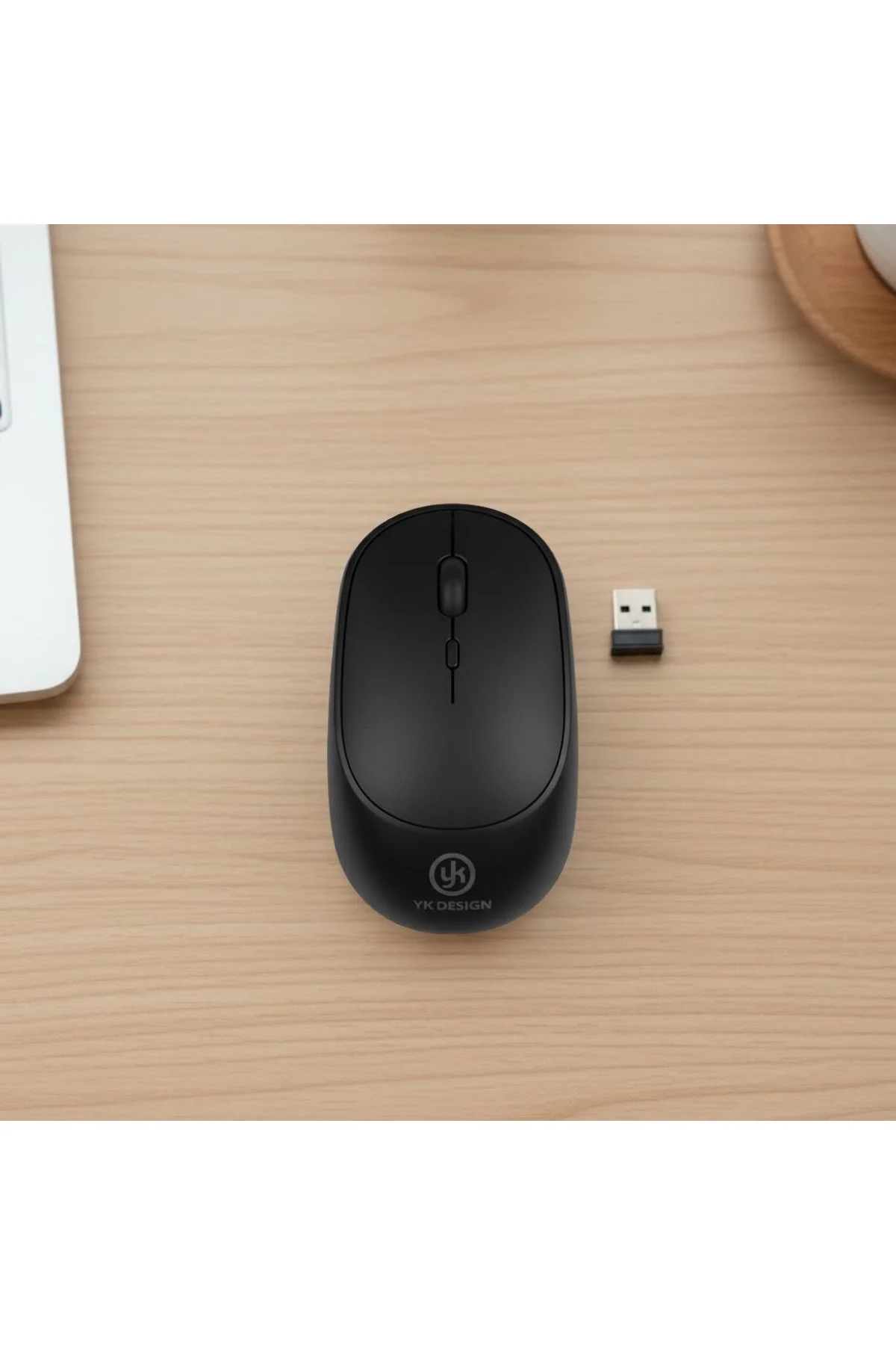 Siyah Renkli Ergonomik Sessiz Kablosuz Mouse – USB Alıcılı, Ofis ve Oyun İçin Konforlu Bilgisayar Fa - Just Cheap Store Görsel 5