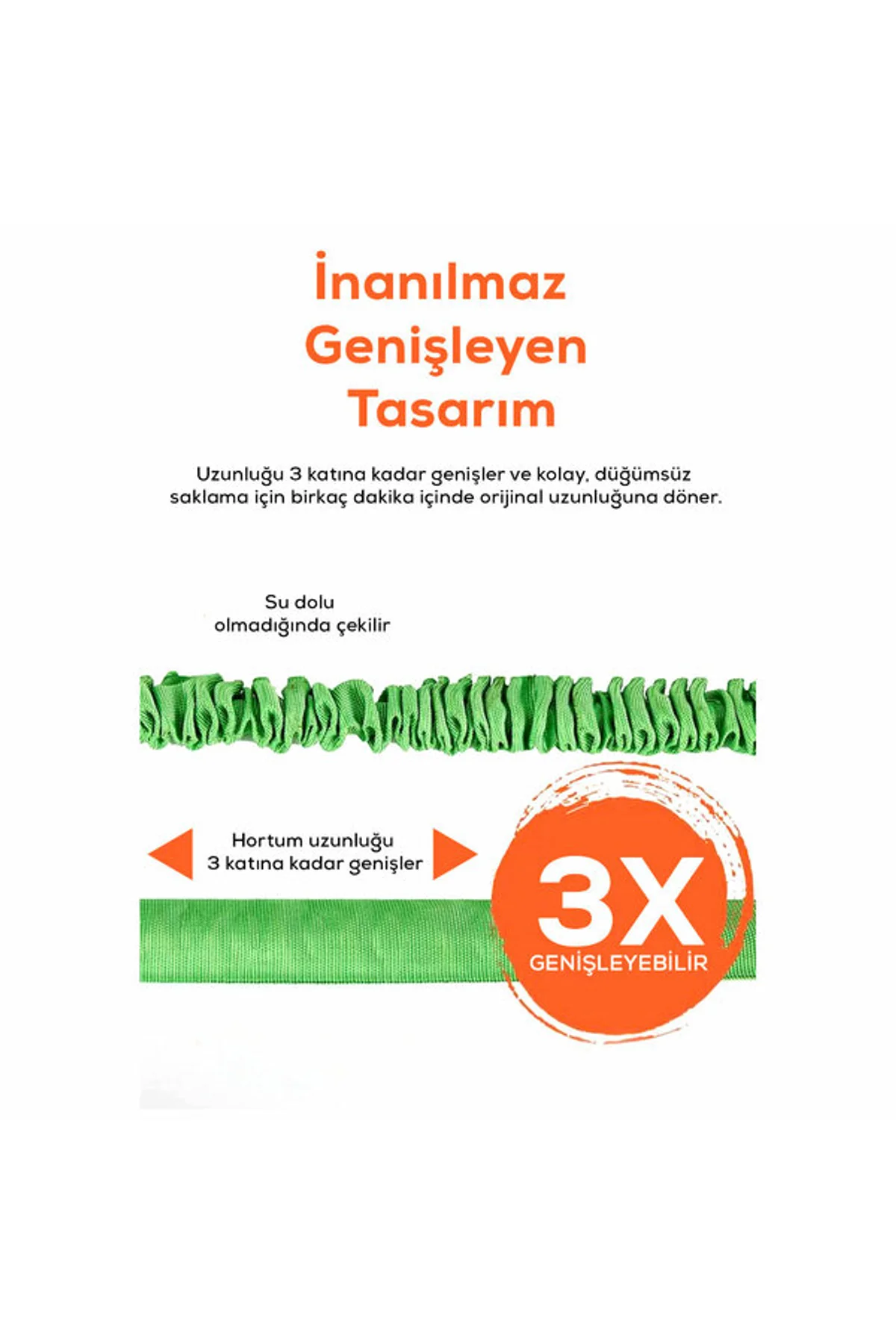 20MT TELESKOPİK UZAYAN BAHÇE HORTUMU 7 FONKSİYON AYARLI TETİKLİ TABANCA (4741) - Just Cheap Store Görsel 4