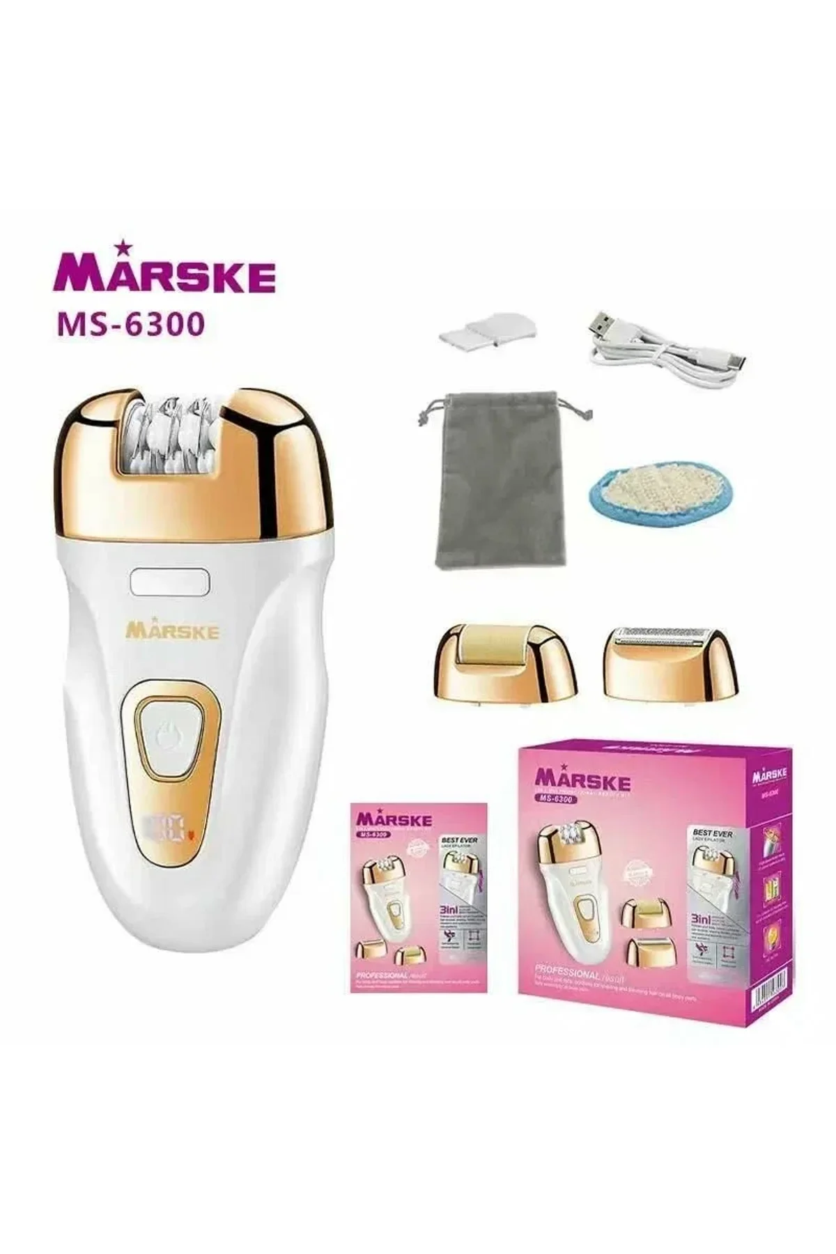 Marske Silk Epil Ms-6300 3in1 Epilasyon Aleti (4741)