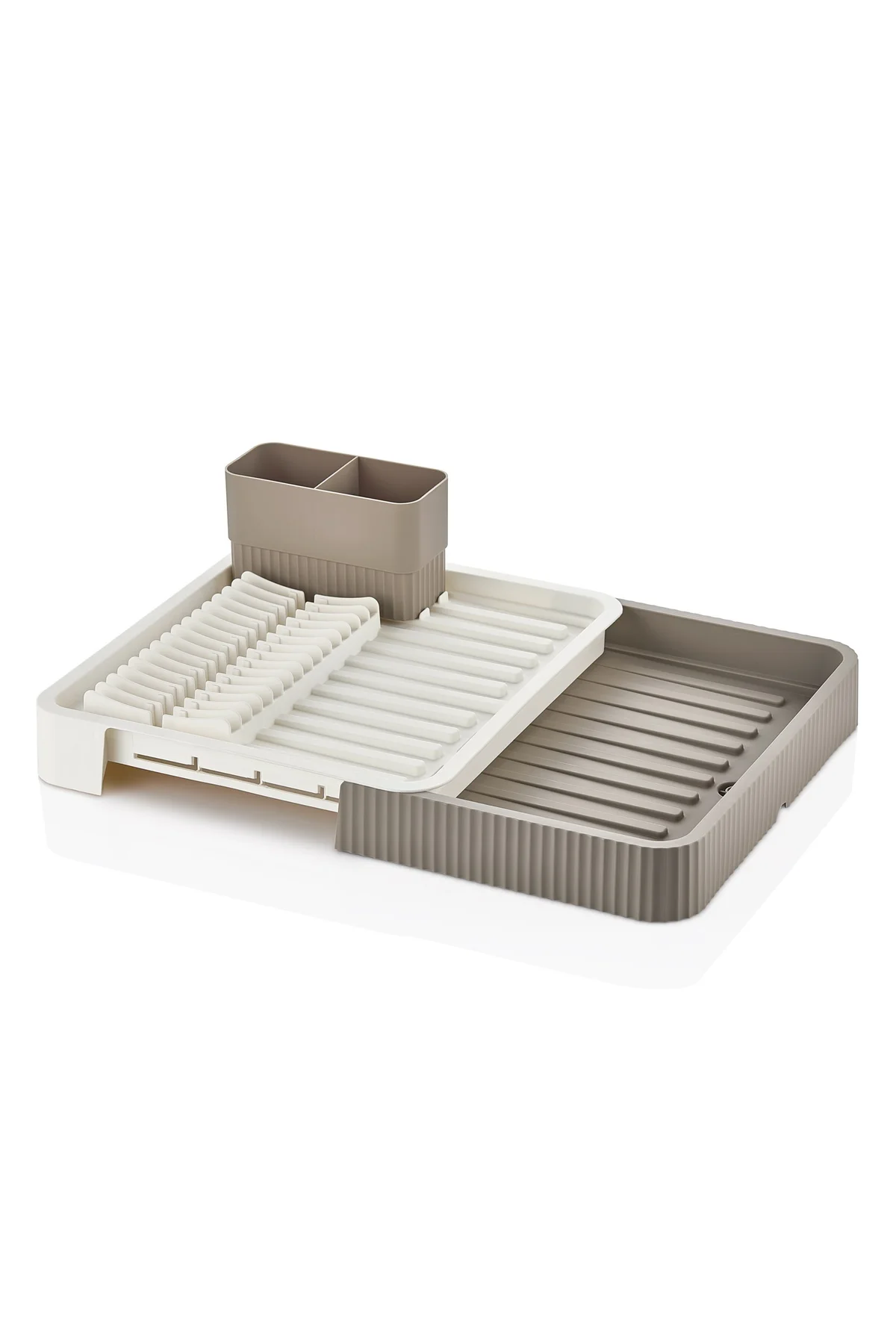 SÜRGÜLÜ BULAŞIKLIK PLASTİK 32.5CM X 35.5CM - 51.5 X 35.5CM - GRİ RENK (4741) - Just Cheap Store Görsel 5