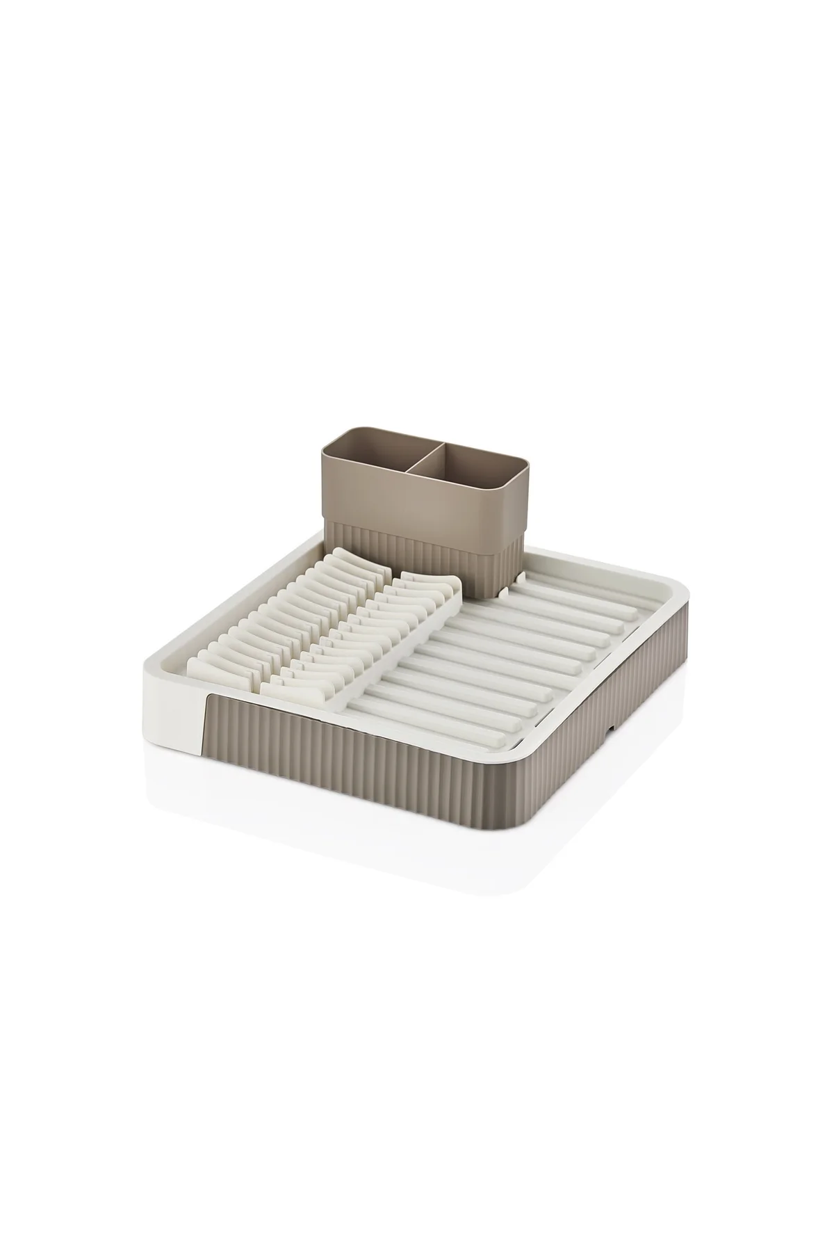 SÜRGÜLÜ BULAŞIKLIK PLASTİK 32.5CM X 35.5CM - 51.5 X 35.5CM - GRİ RENK (4741) - Just Cheap Store Görsel 4