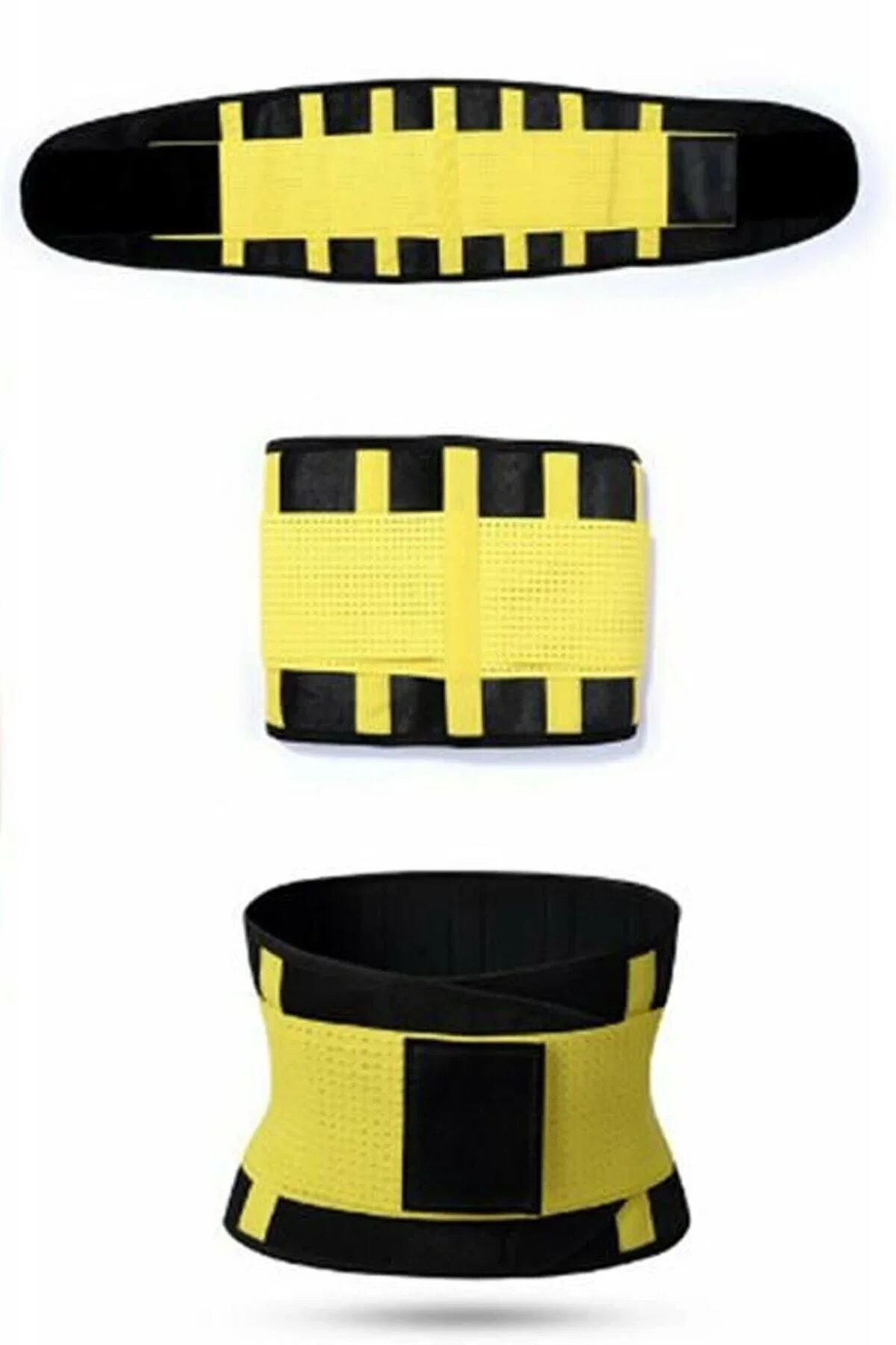 Hot Belt Termal Sauna Kemer Unisex Terletme Korsesi (sarı-siyah) - Just Cheap Store Görsel 4