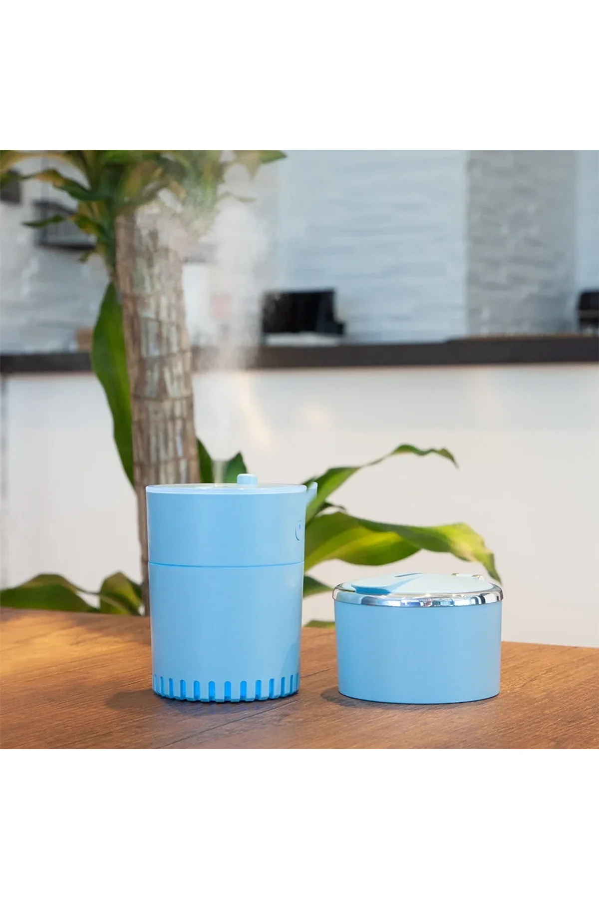Lattice Ortam Nemlendirme Ve Dezenfektan Buhar Makinesi (mavi) Usb - Just Cheap Store Görsel 3