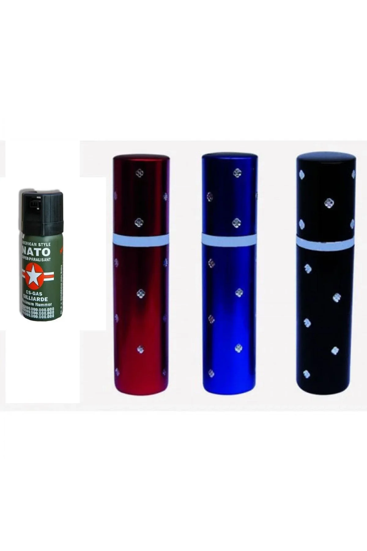 Ruj Şeklinde Elektro Şok El Feneri Cihazı + Bıber Gaz Hediyeli - Just Cheap Store Görsel 4