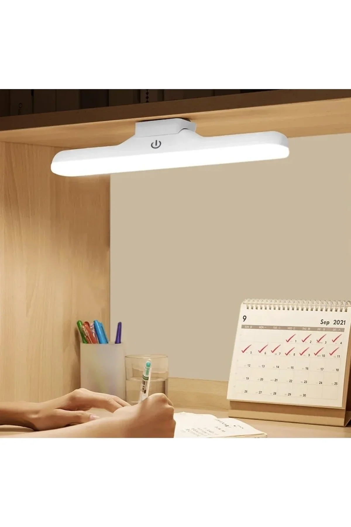Cabınet Şarjlı Kolay Taşınabilir Mıknatıslı Led Işık Kablosuz Kademeli 3 Renk Aplik (4741) - Just Cheap Store Görsel 2