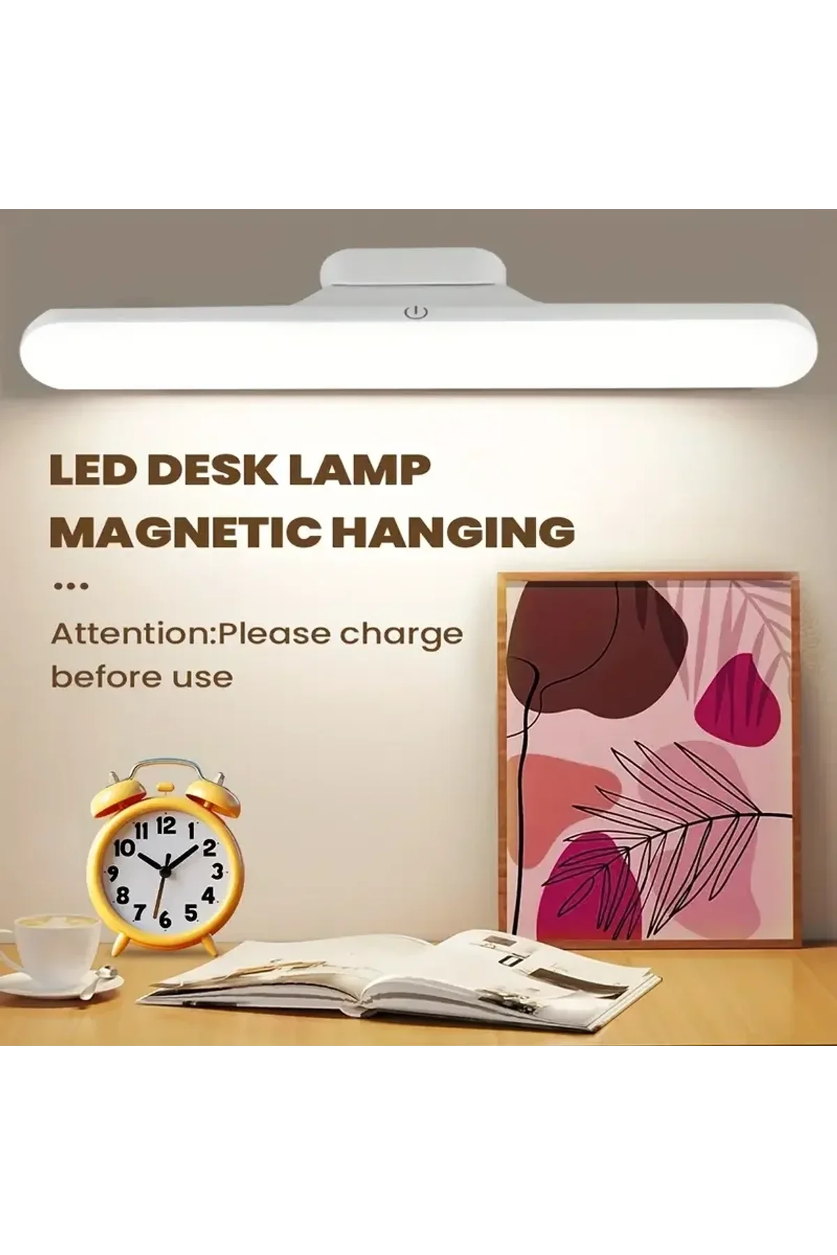 Cabınet Şarjlı Kolay Taşınabilir Mıknatıslı Led Işık Kablosuz Kademeli 3 Renk Aplik (4741) - Just Cheap Store Görsel 5