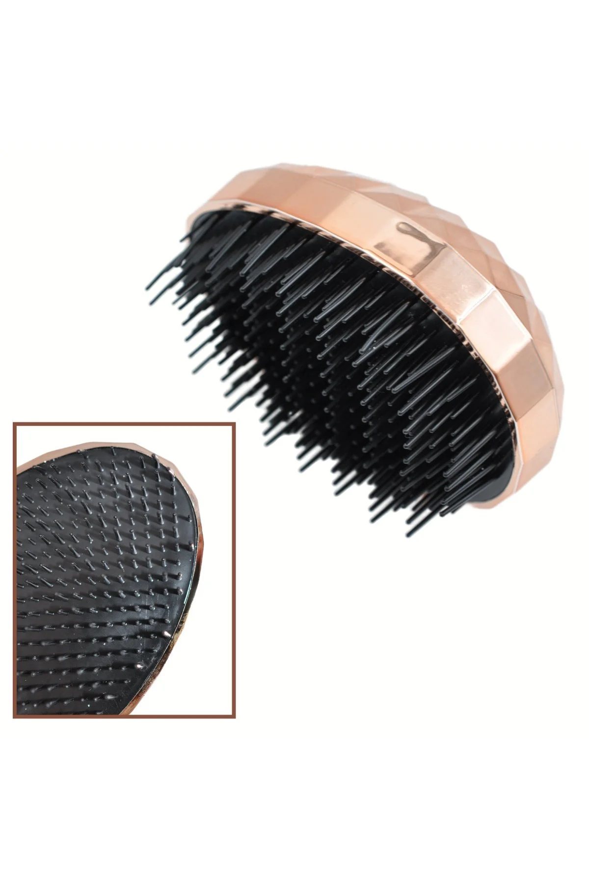 Rose Gold Saç Düzleştirici Tarak Geniş Aralıklı Her Saç Tipine Uygun Fırçalı Saç Düzleştirici (4741) - Just Cheap Store Görsel 5