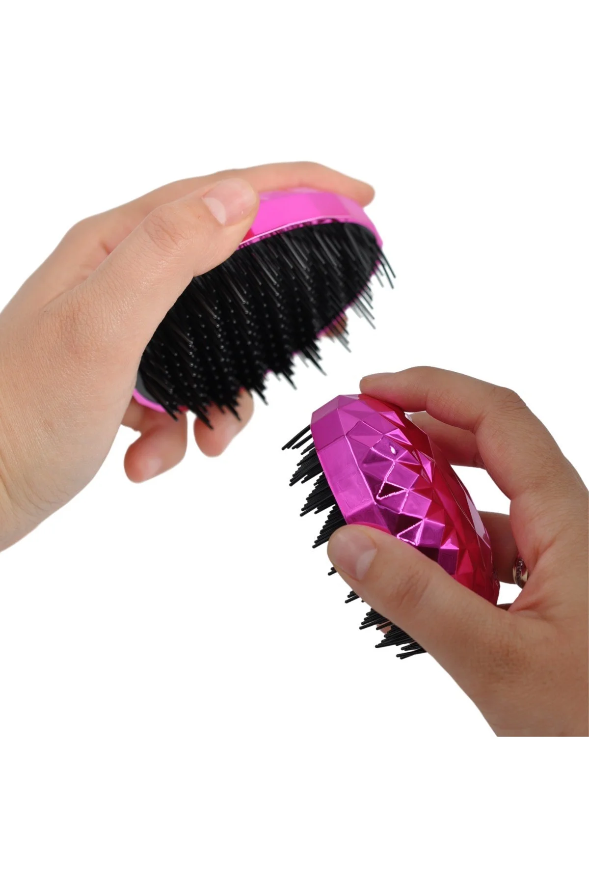 Neon Pembe Düzleştirici Tarak Geniş Aralıklı Her Saç Tipine Uygun Fırçalı Saç Düzleştirici (4741) - Just Cheap Store Görsel 5