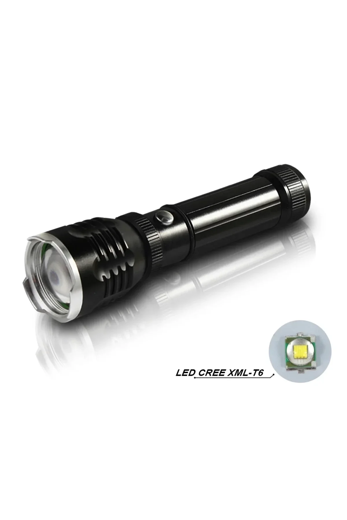 Flaşörlü Uzun Mesafeli Şarjlı Pilli Mıknatıslı El Feneri Wt-282 - Just Cheap Store Görsel 2