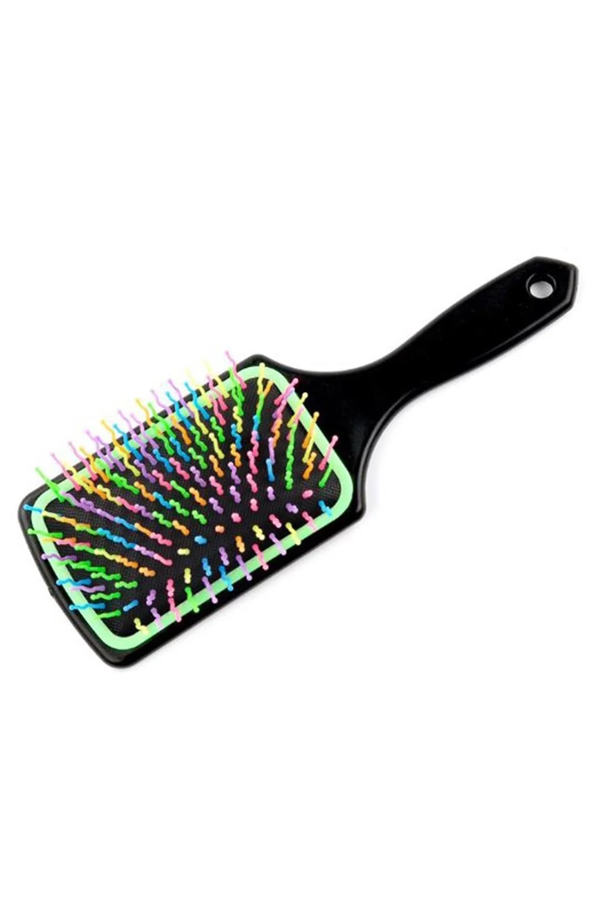 Pratik Renkli Uçlu Plastik Saç Fırçası Tarağı Ergonomik Tarak (4741) - Just Cheap Store Görsel 5