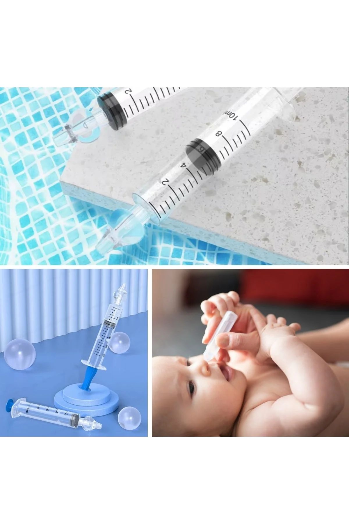 Yeniden Kullanılabilir, Manuel Burun Temizleyici 10ml Kapasiteli Burun Açıcı Şırınga (4741) - Just Cheap Store Görsel 4