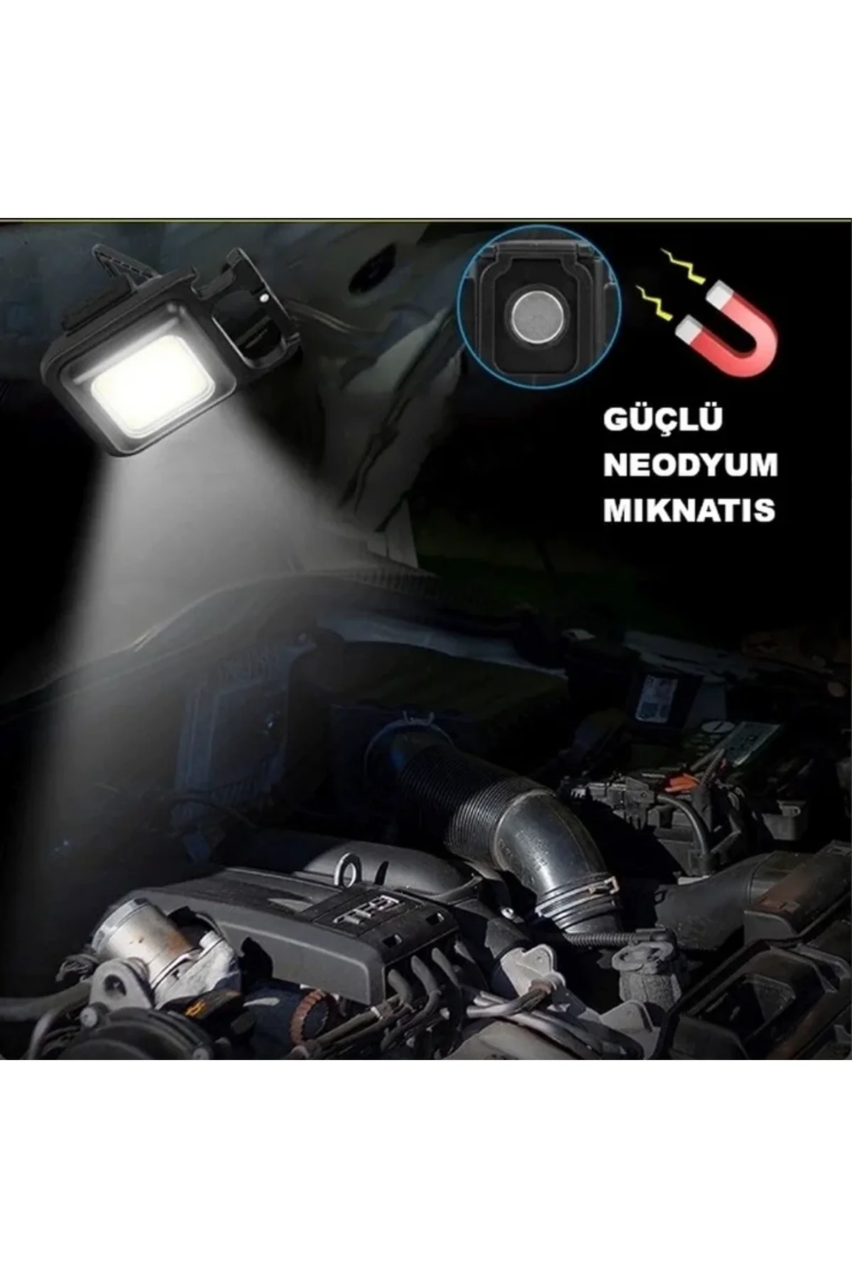 Led Işıklı Flash Özellikli 4 Modlu Anahtarlık El Feneri - Just Cheap Store Görsel 5