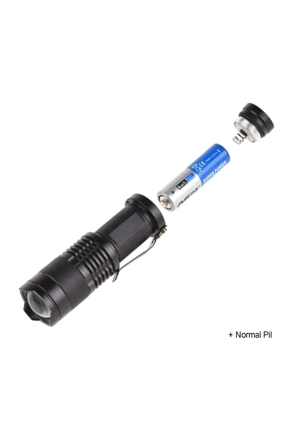 Mini Güçlü Şarjlı Pilli El Feneri Wt-304 - Just Cheap Store Görsel 4