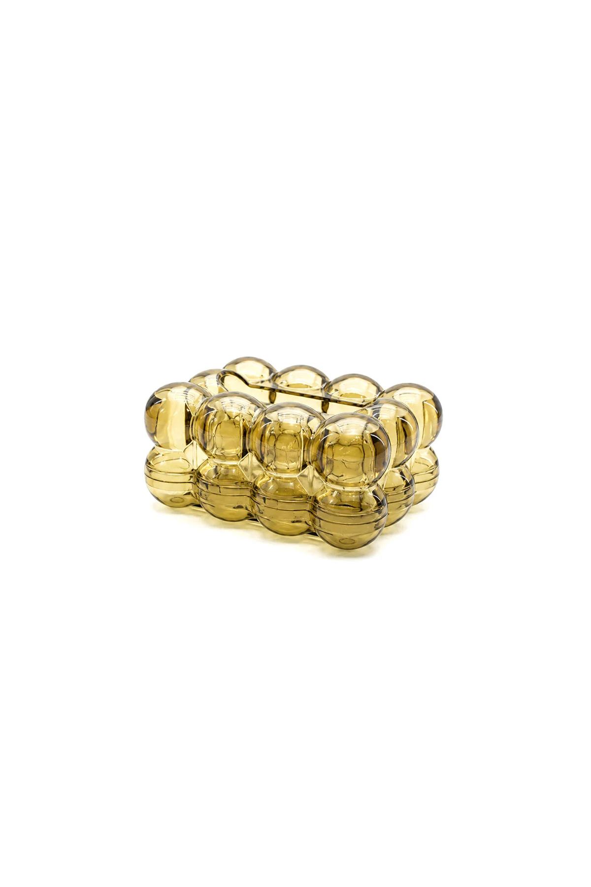 19X13X9CM KAHVERENGİ ŞEFFAF YAYLI MASAÜSTÜ BUBBLE DEKORATİF BULUT PEÇETELİK (4741) - Just Cheap Store Görsel 2
