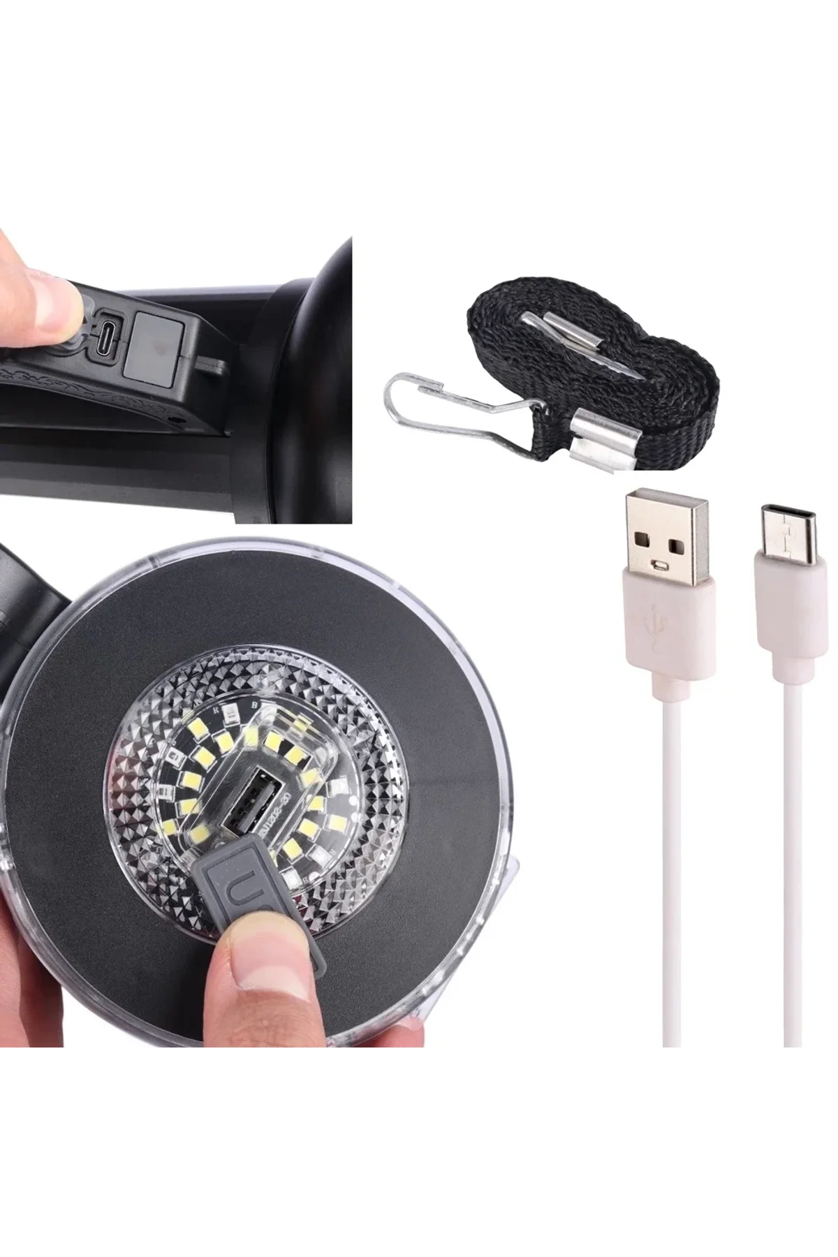 Gt Led Taşınabilir Güneş Solar Ledli Fener Wt-415 - Just Cheap Store Görsel 5