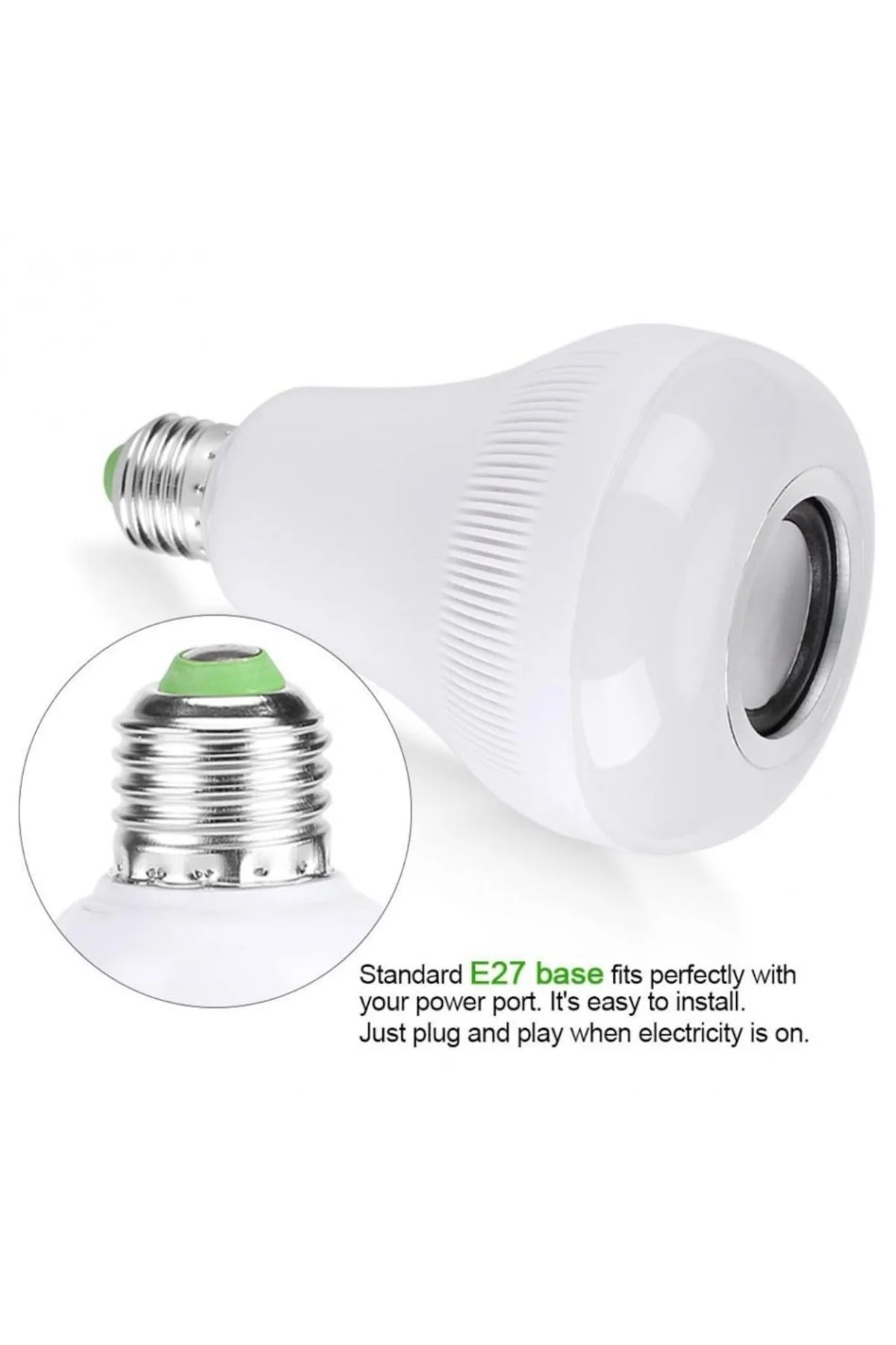 Kumandalı Bluetooth Hoparlör Ampul LD-37 (4741) - Just Cheap Store Görsel 5