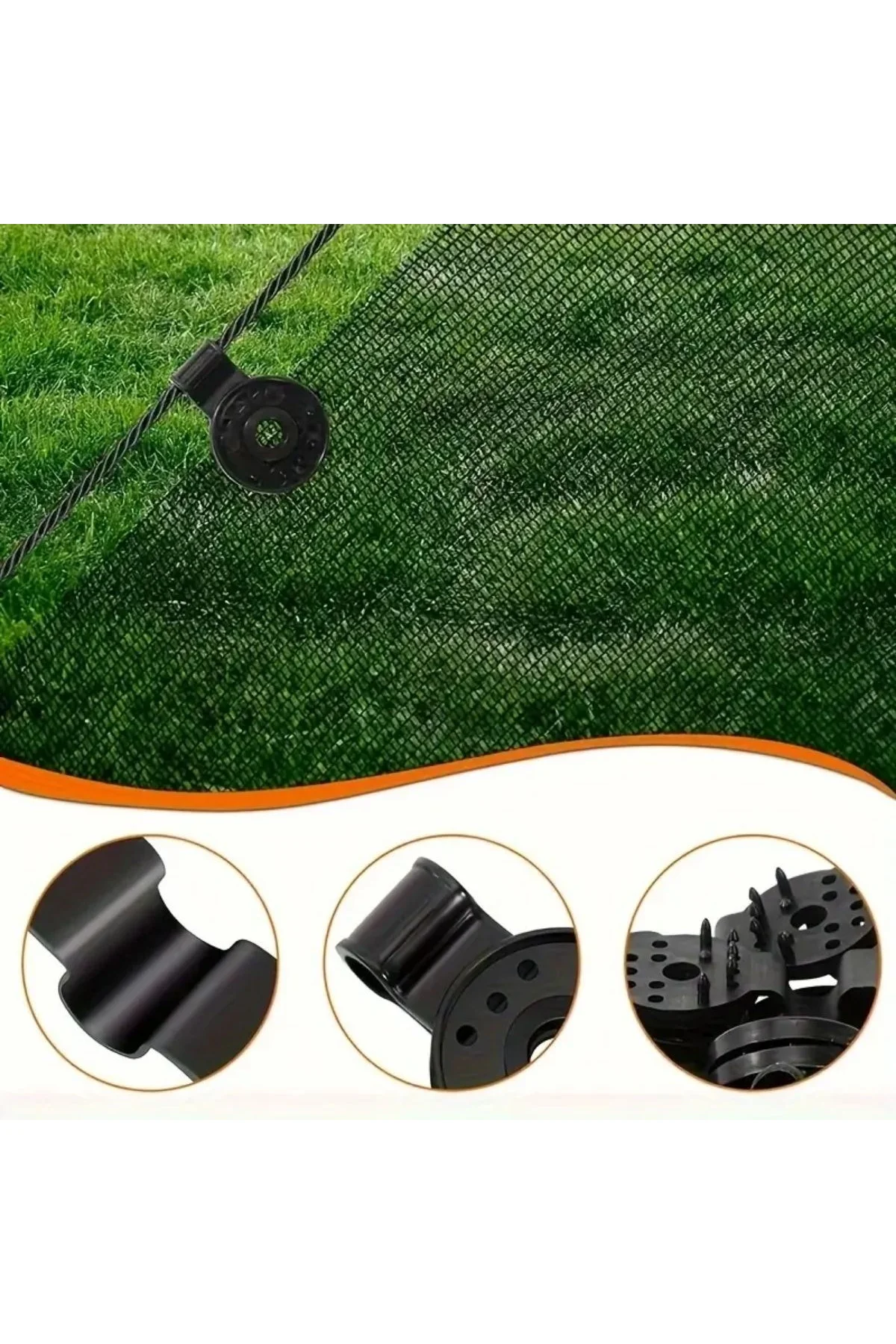 10 Adet Güneşlik Filesi Sabitleme Klipsleri, Gölgelik Bezi ve Brandalar İçin Dayanıklı Plastik Kelep - Just Cheap Store Görsel 3