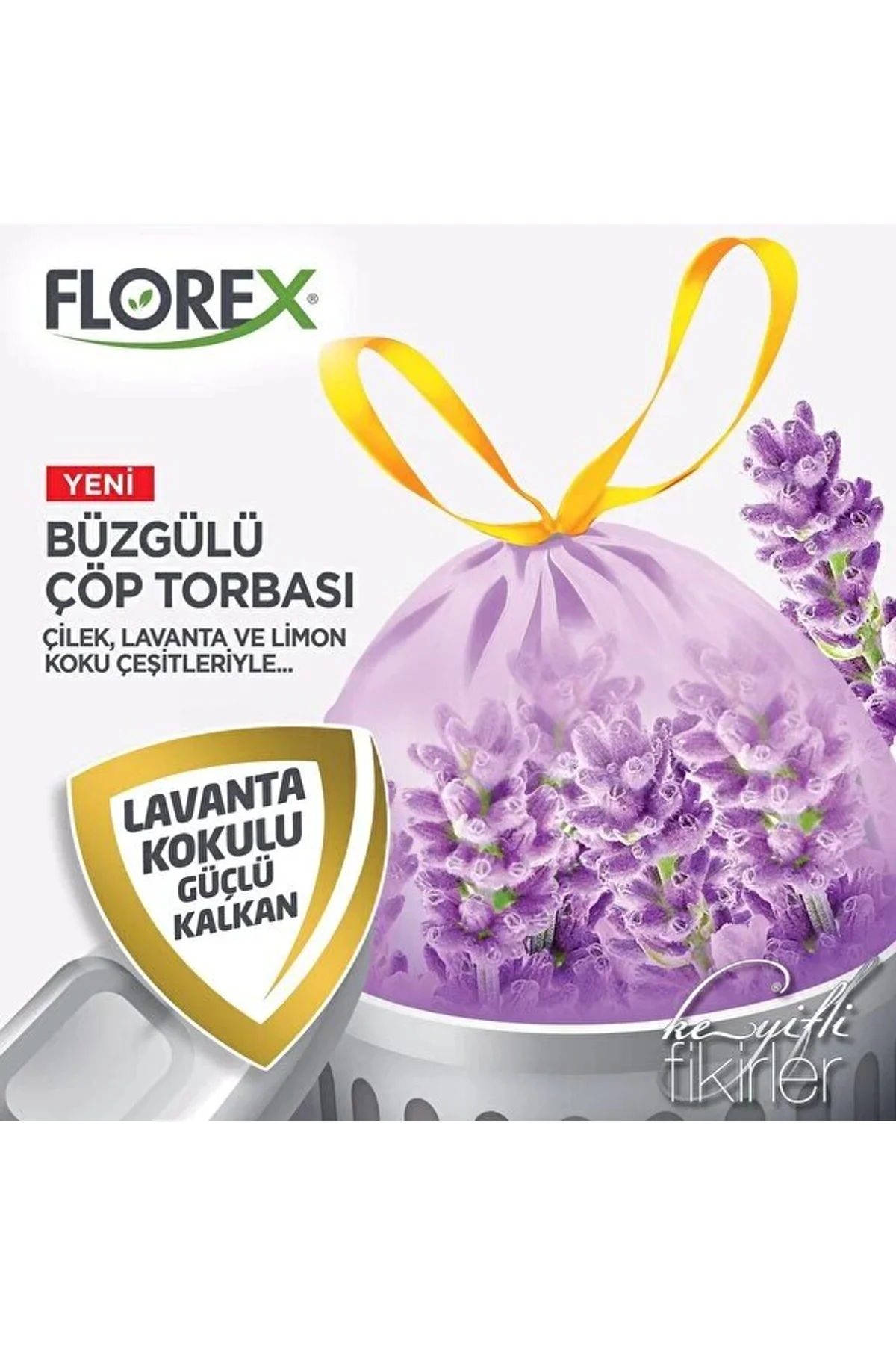 250 ADET FLOREX-503 AVANTAJ LAVANTA KOKULU BÜZGÜLÜ BÜYÜK 10PCS 65X70CM ÇÖP TORBA 25x10=250 (4741) - Just Cheap Store Görsel 2