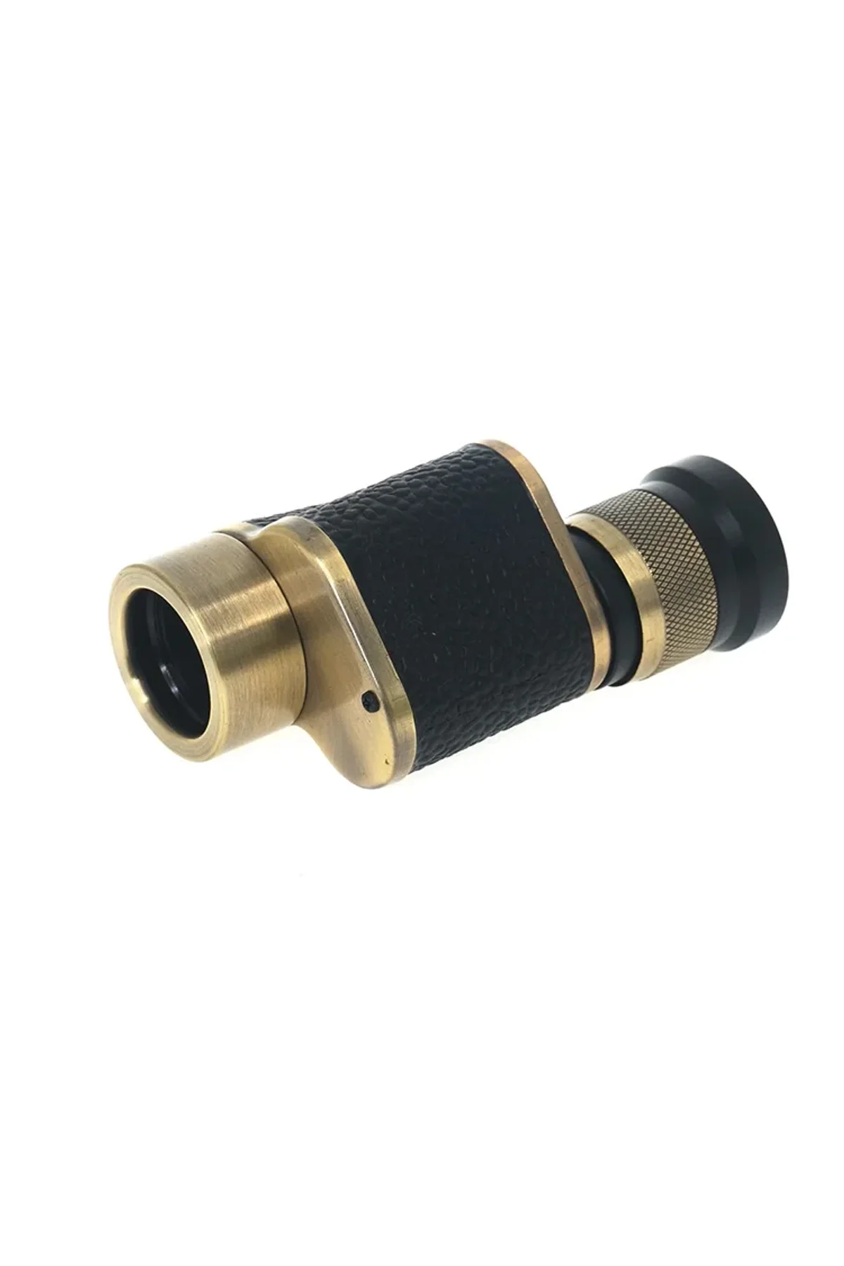 6x24 Baıgısh, Askeri Tarzi Pirinç Ve Deri Kaplamalı, Deri Çantalı Monocular Dürbün Sarı - Just Cheap Store Görsel 3