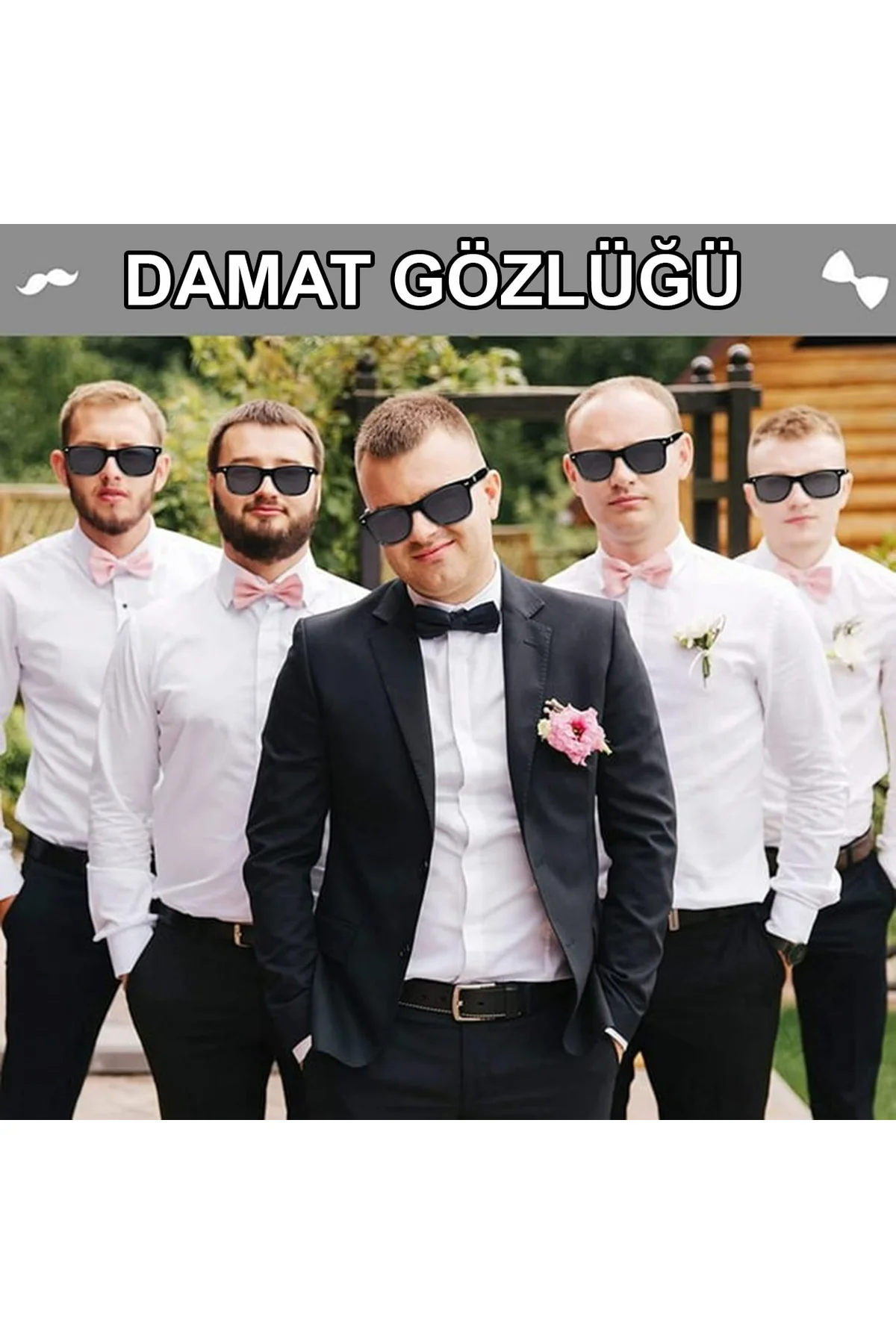Damat Gözlüğü – Düğün ve Bekarlığa Veda Partisi Aksesuarı (4741) - Just Cheap Store Görsel 2