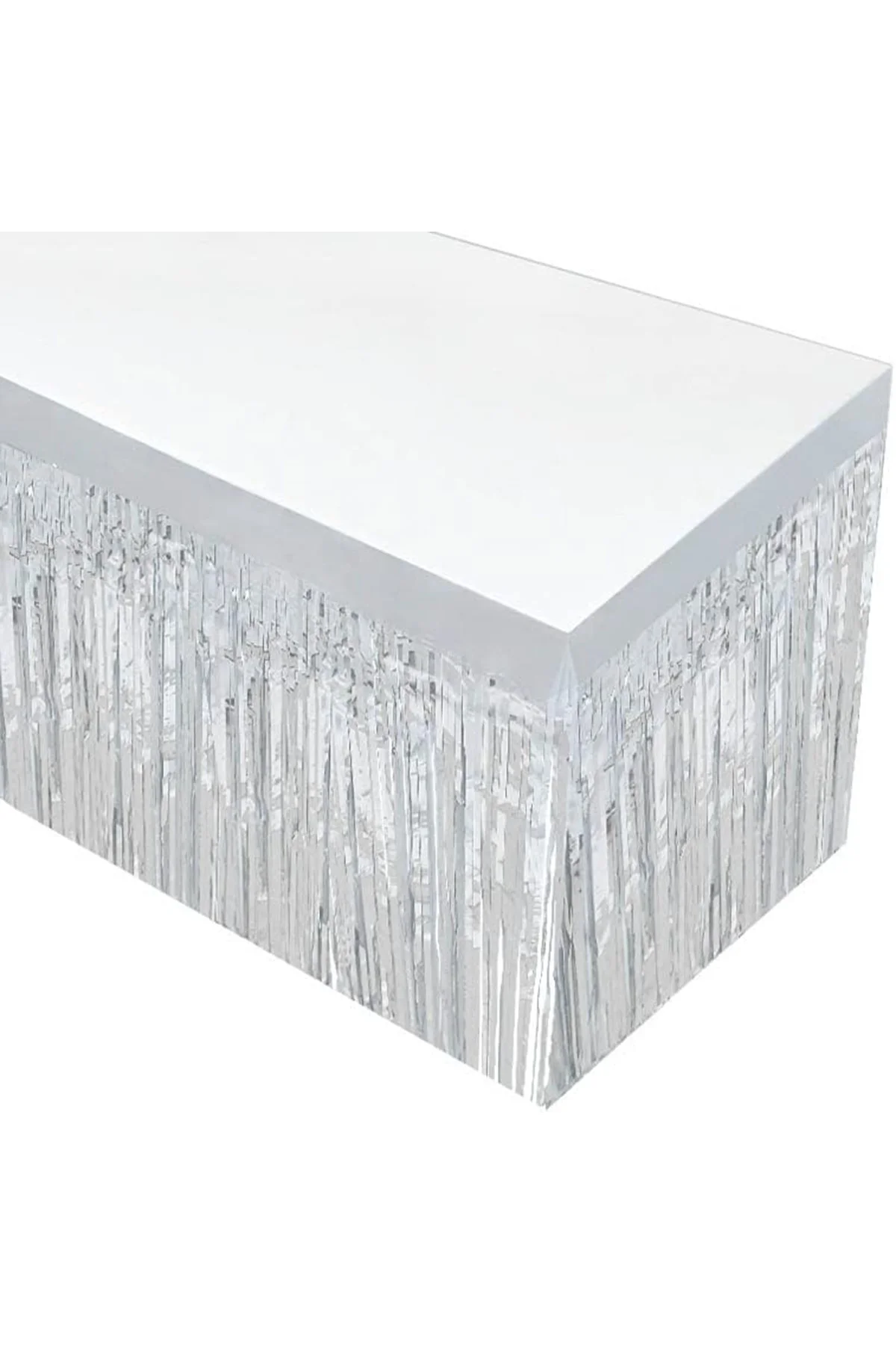 Gümüş Metalize Masa Eteği 275x75 cm – Kendinden Yapışkanlı (4741) - Just Cheap Store Görsel 3