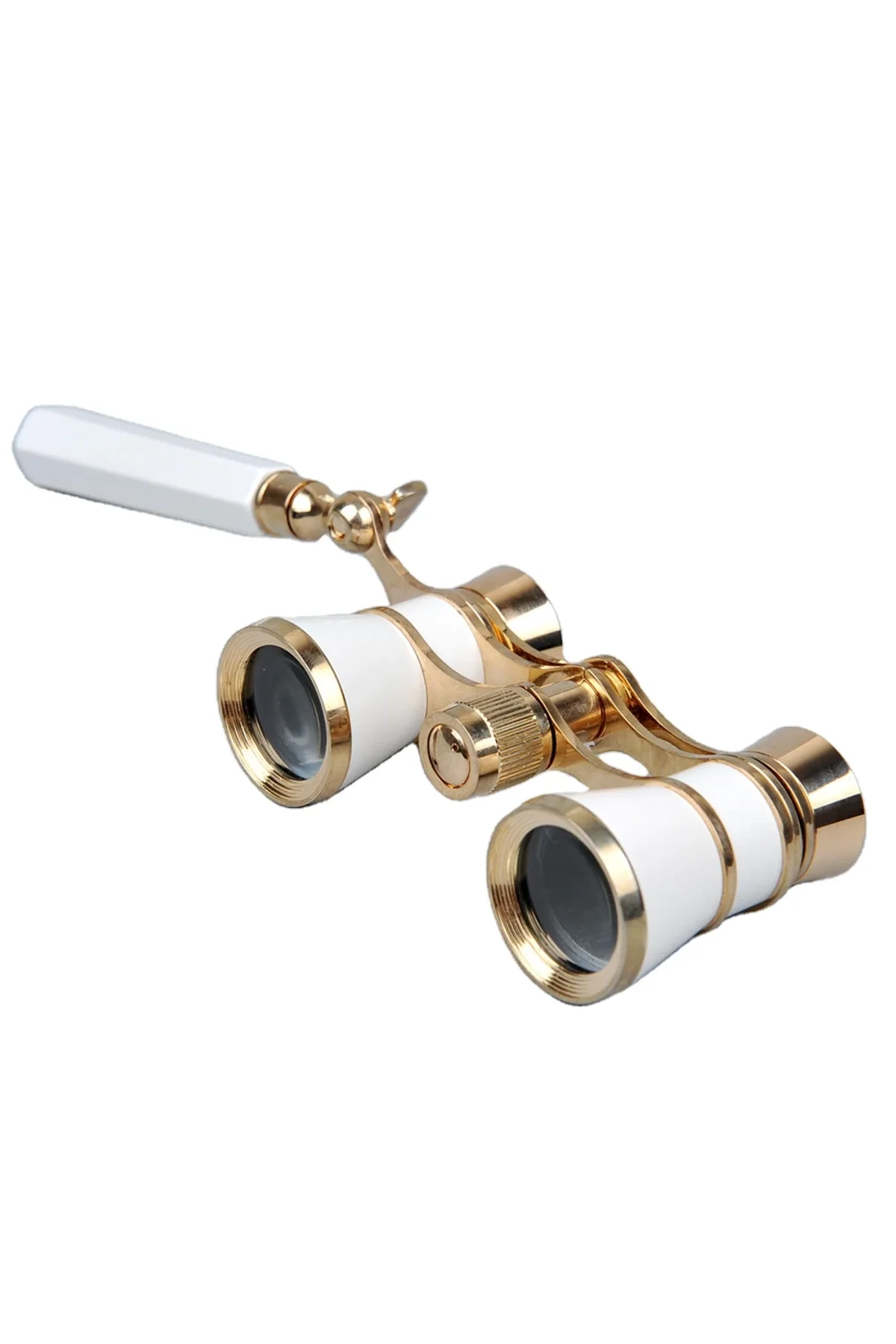 Nefis Işlemeli, Tiyatro / Opera Dürbünü 3x25 Prinç Metal Kaplamalı Retro Beyaz - Just Cheap Store Görsel 5
