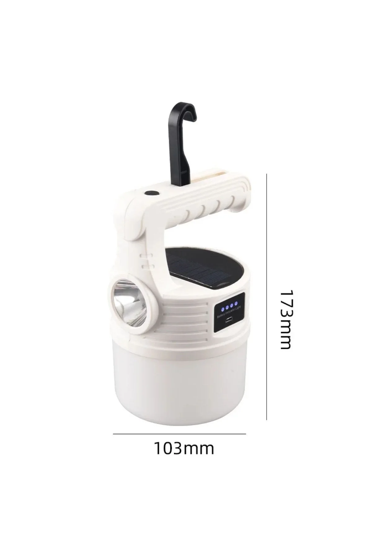 LED Güneş Enerjili Kamp Lambası–2000 Lümen Süper Parlak, 5 Aydınlatma Modlu,USB ile Şarj Edilebilir - Just Cheap Store Görsel 5