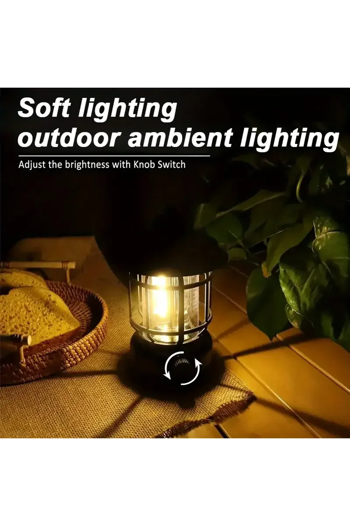 Bluetooth Hoparlör Özellikli Dimerli Led Kamp Lambası Hs66 (4741) - Just Cheap Store Görsel 4
