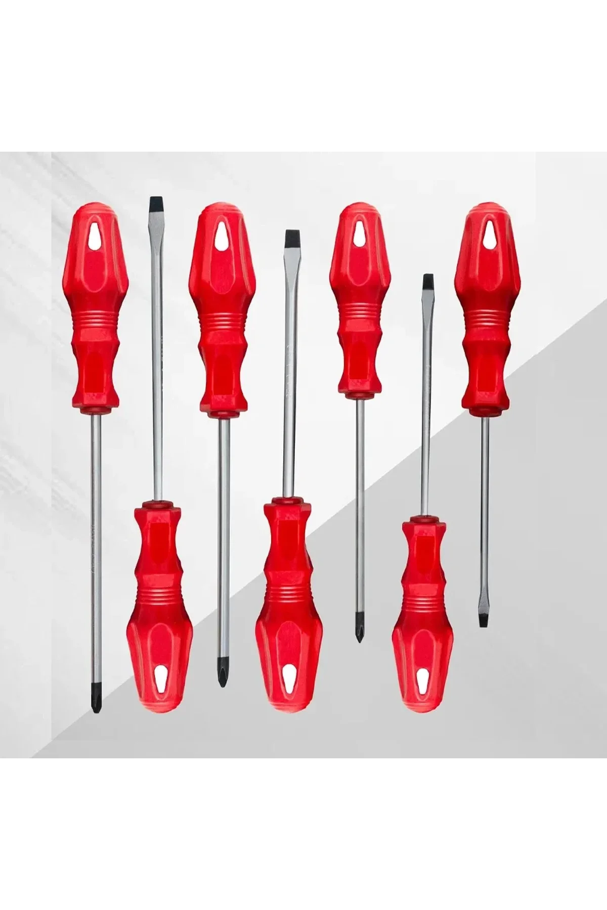 7 Li Tornavida Seti 4 Adet Düz - 3 Adet Yıldız Tornavida - Just Cheap Store Görsel 2