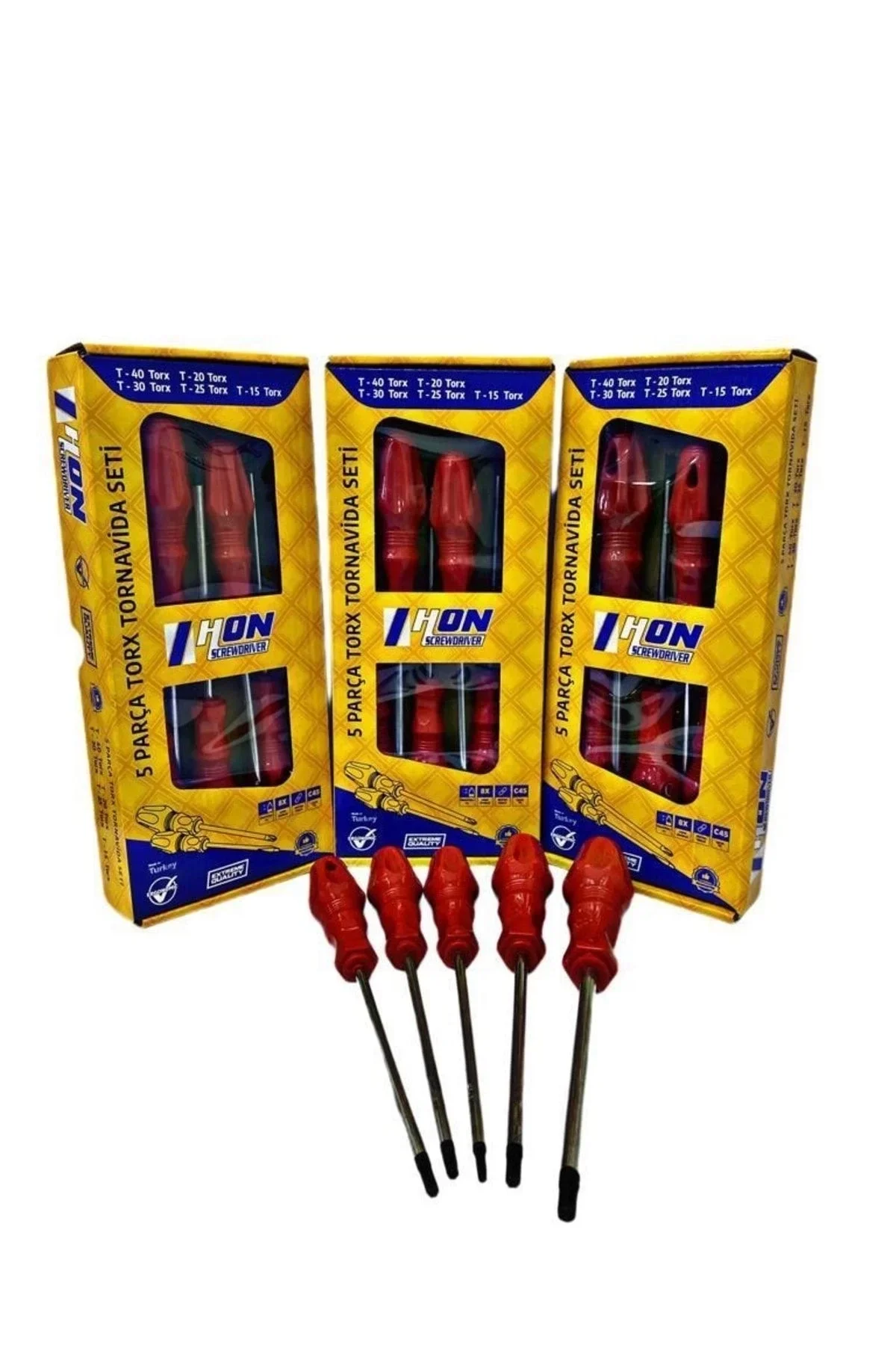 Hon 5 Parça Torx Tornavida Seti - Just Cheap Store Görsel 3