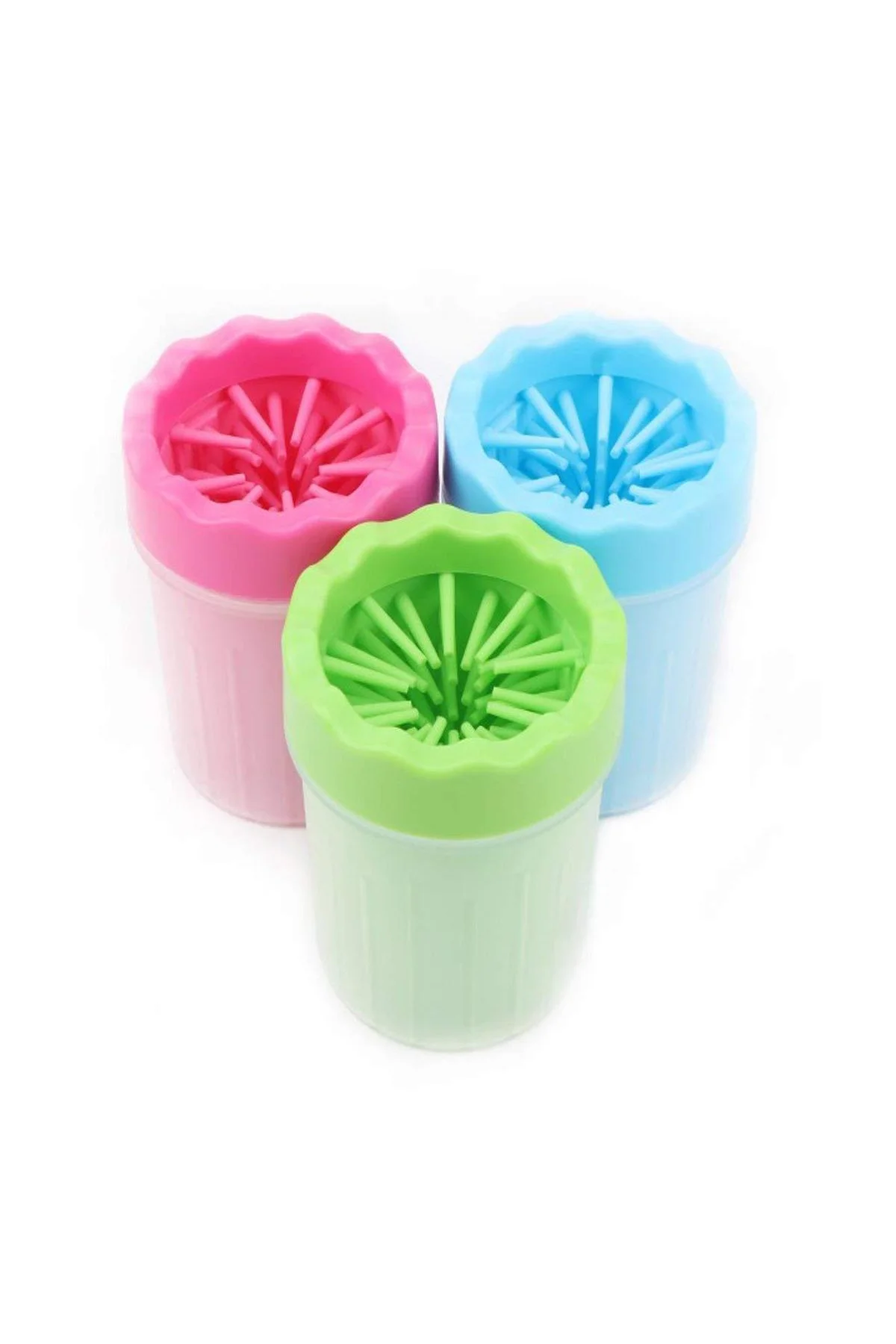 Silikon Jel Fırçalı Kedi Köpek Pati Ayak Yıkama Temizleme Kovası (Küçük) (4741) - Just Cheap Store Görsel 2