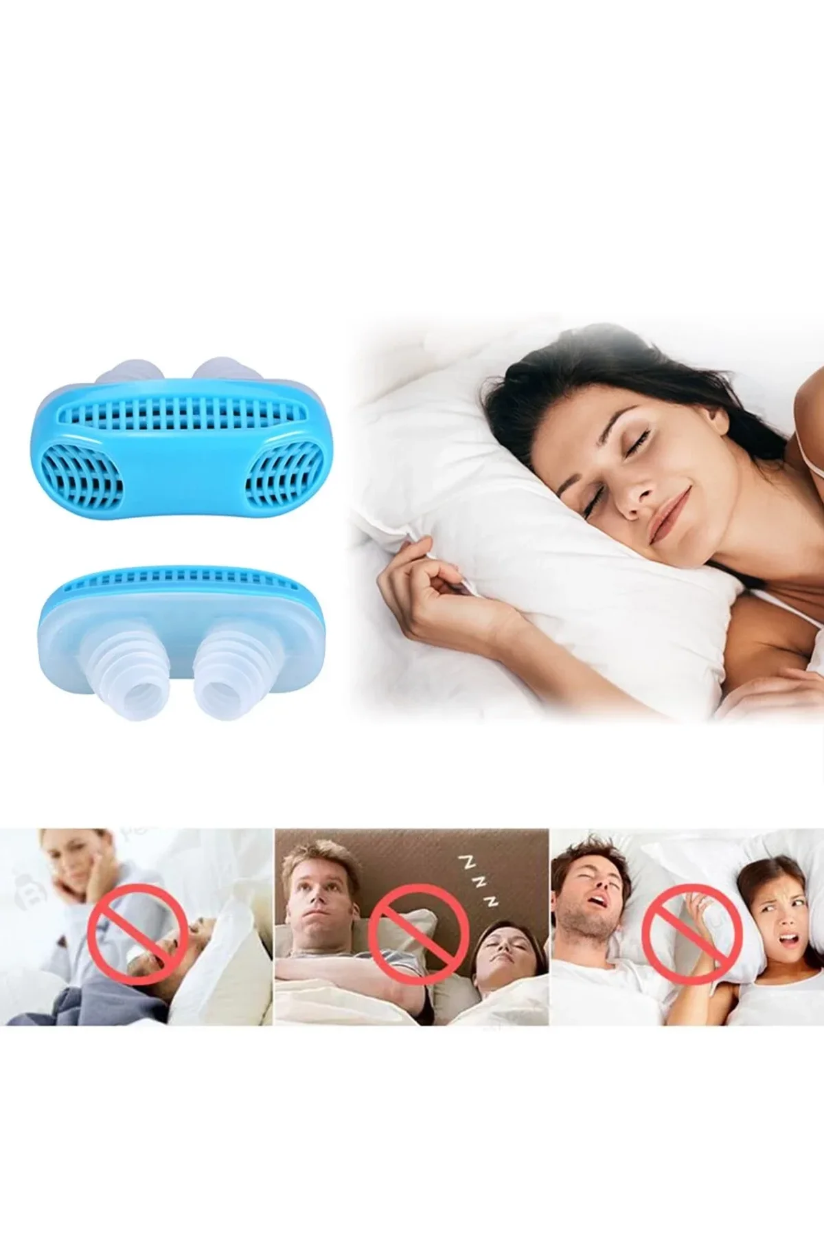 Rahat Uyku İçin Anti Snore Sleep Horlama Engelleyici Aparat Uyku Stoperi - Just Cheap Store Görsel 2