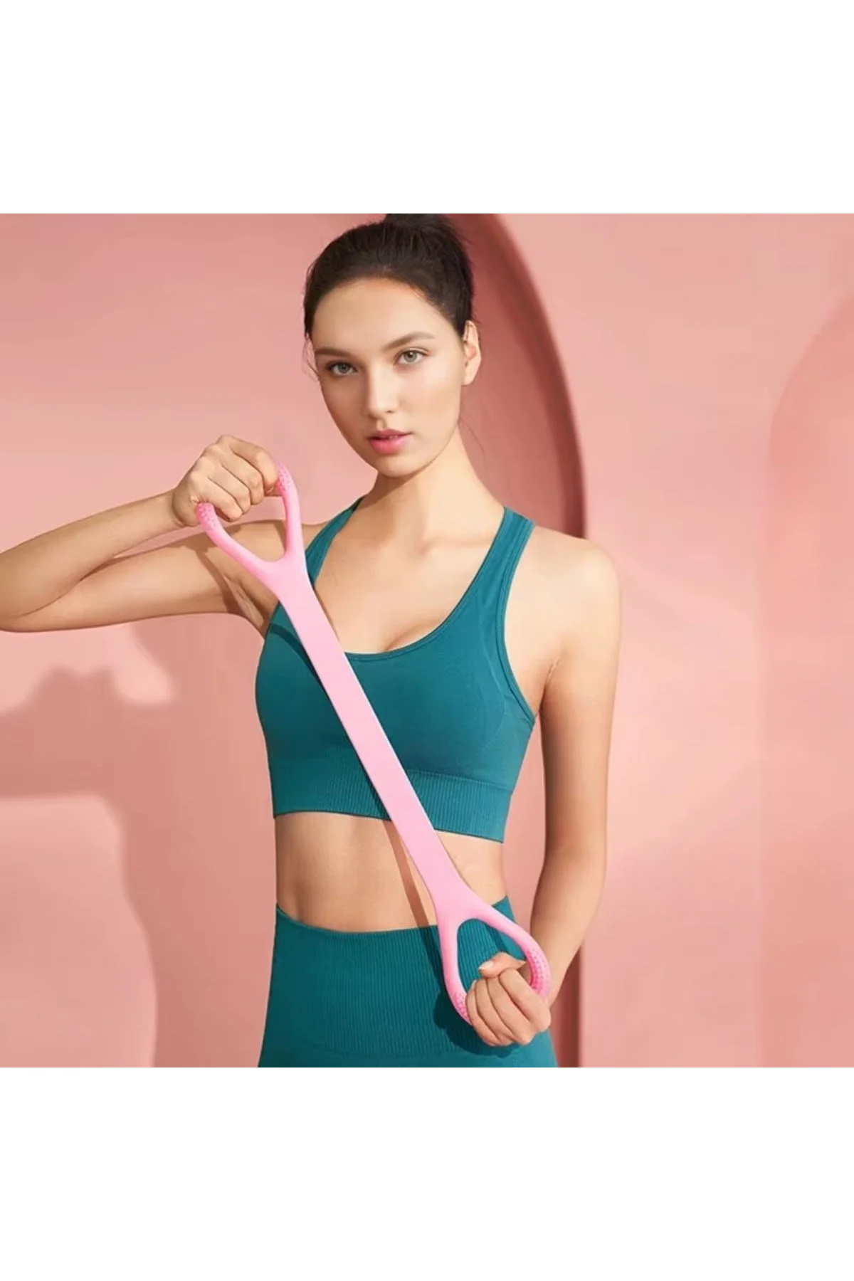 Silikon Pilates &amp;amp; Egzersiz Direnç Bandı – Yoga, Aerobik, Squat ve Spor İçin Çok Amaçlı Fitne - Just Cheap Store Görsel 3