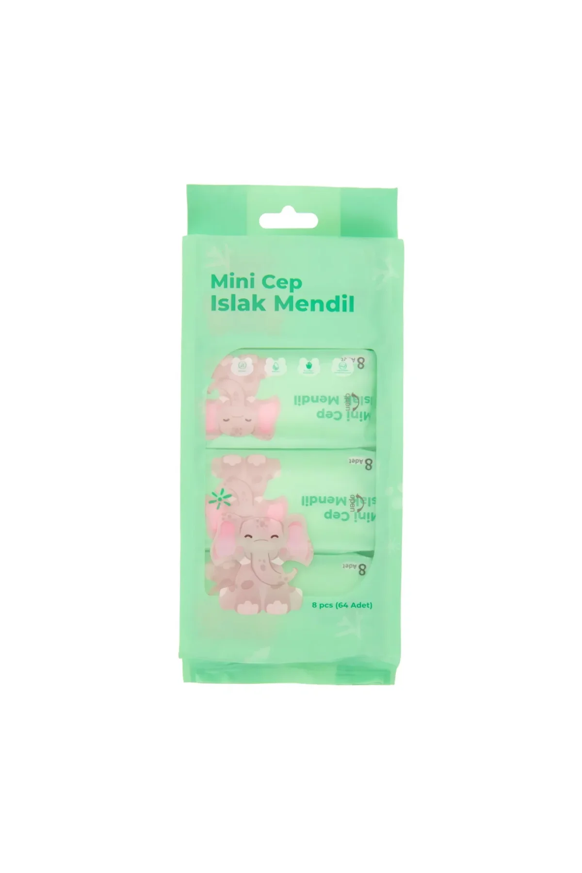 Mini Cep Islak Mendil Günlük Pratik 8&amp;#39;li Paket (4741) - Just Cheap Store Görsel 4