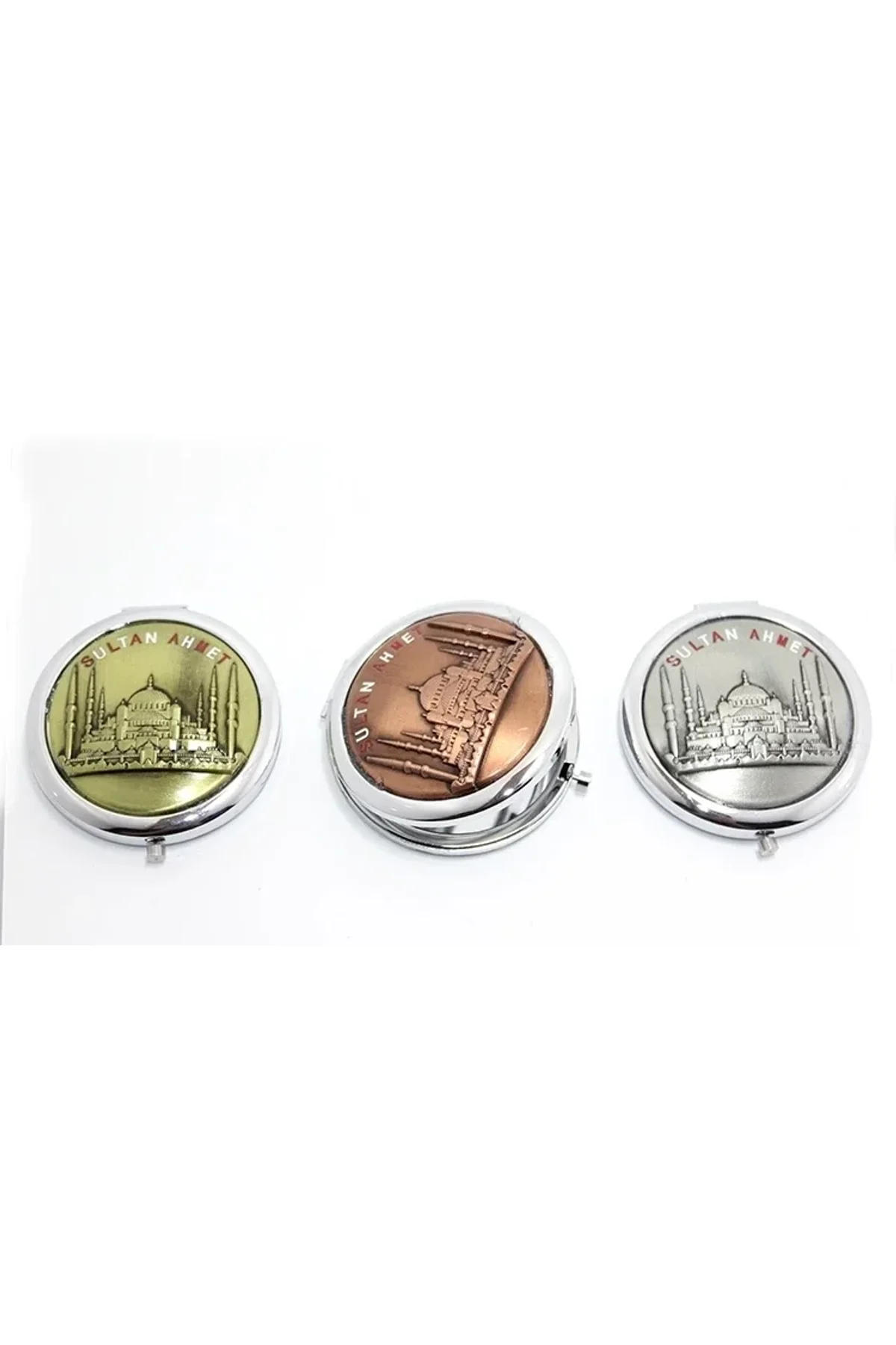 Metal İstanbul Temalı Yöresel Kabartmalı El Aynası 2alk112 - Just Cheap Store Görsel 2