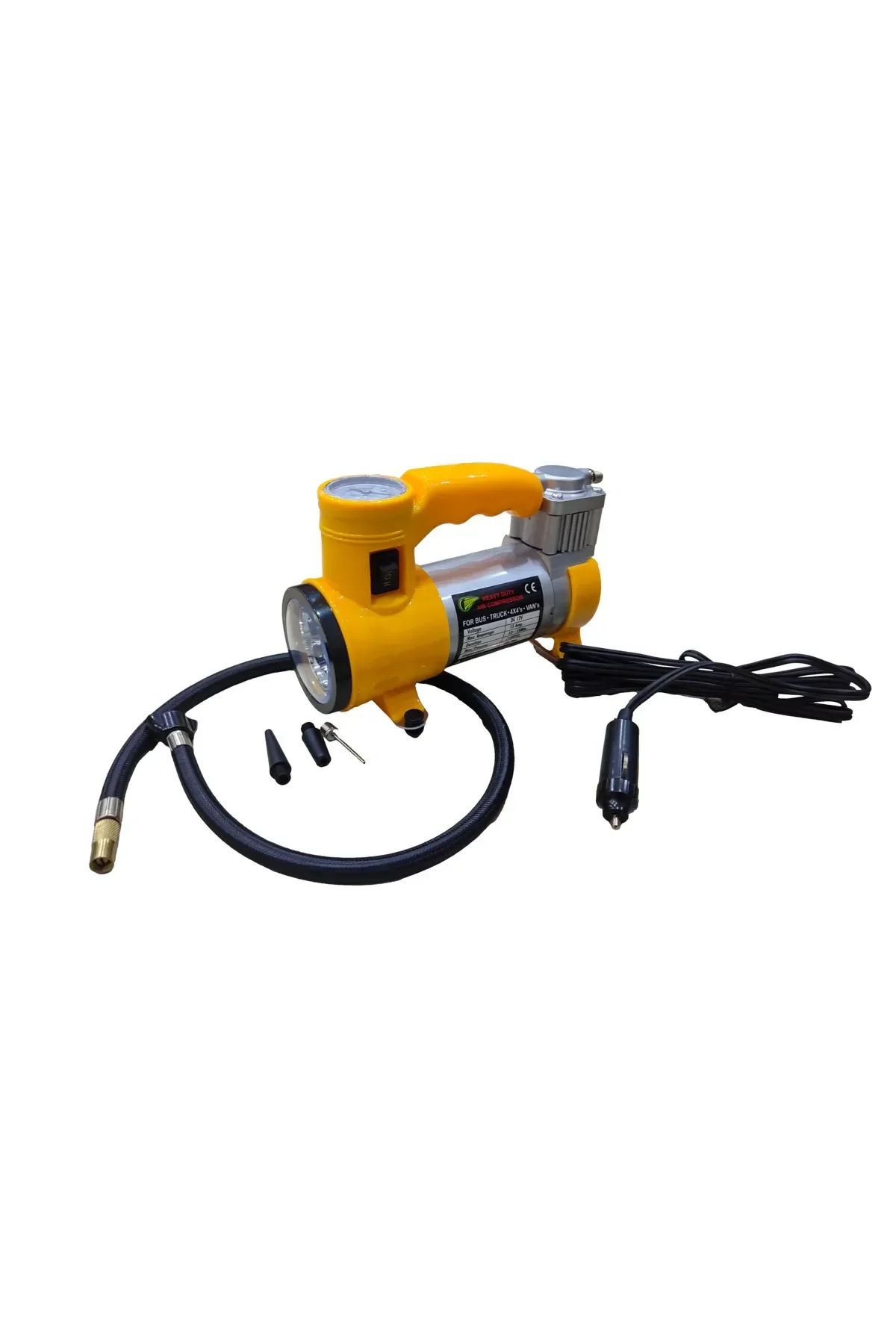Elektrikli Araba Lastik Şişirme / 150 PSI - 12V / Taşınabilir Metal Hava Kompresörü (4741) - Just Cheap Store Görsel 3