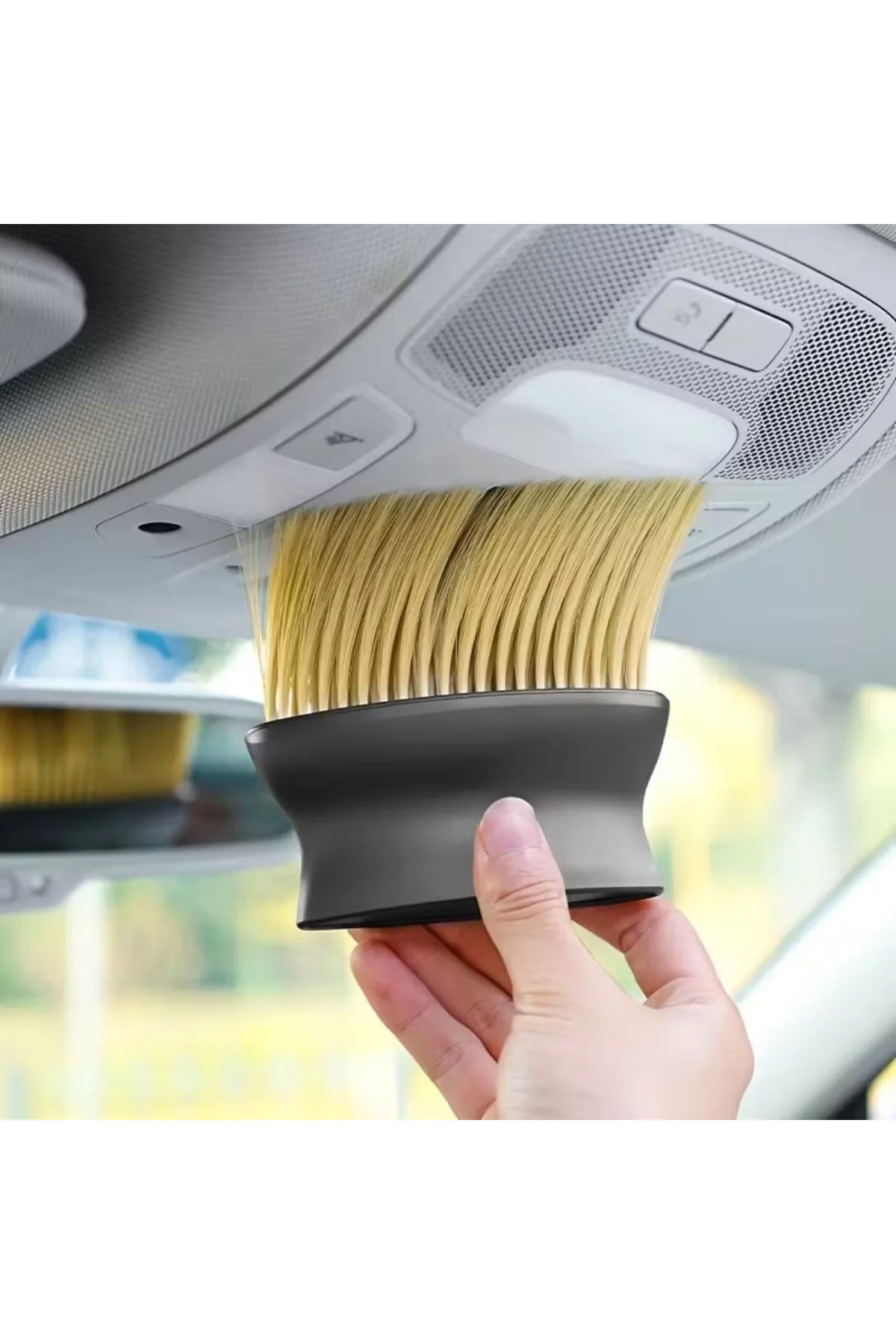 Yumuşak Kıllı ve Ergonomik Saplı Araç İçi Detaylı Toz Temizleme Fırçası (4741) - Just Cheap Store Görsel 4