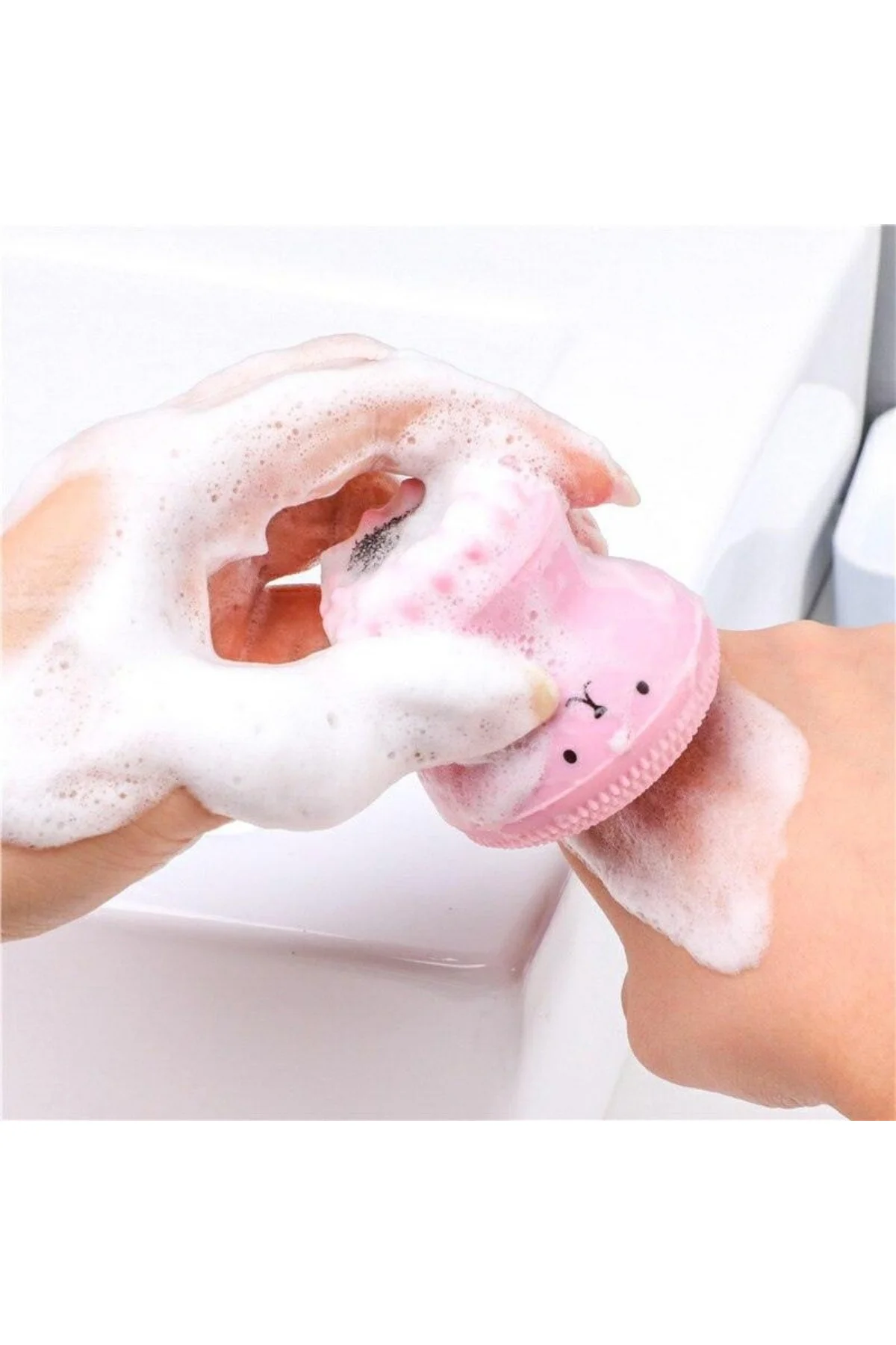 Peeling Etkili Mini El Yüz Cilt Temizleme Fırçası Silikon Temizlenmesi Kolay Siyah Nokta Giderici (4 - Just Cheap Store Görsel 3