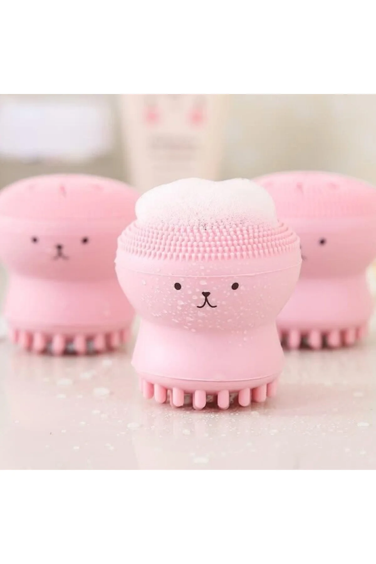 Peeling Etkili Mini El Yüz Cilt Temizleme Fırçası Silikon Temizlenmesi Kolay Siyah Nokta Giderici (4 - Just Cheap Store Görsel 5