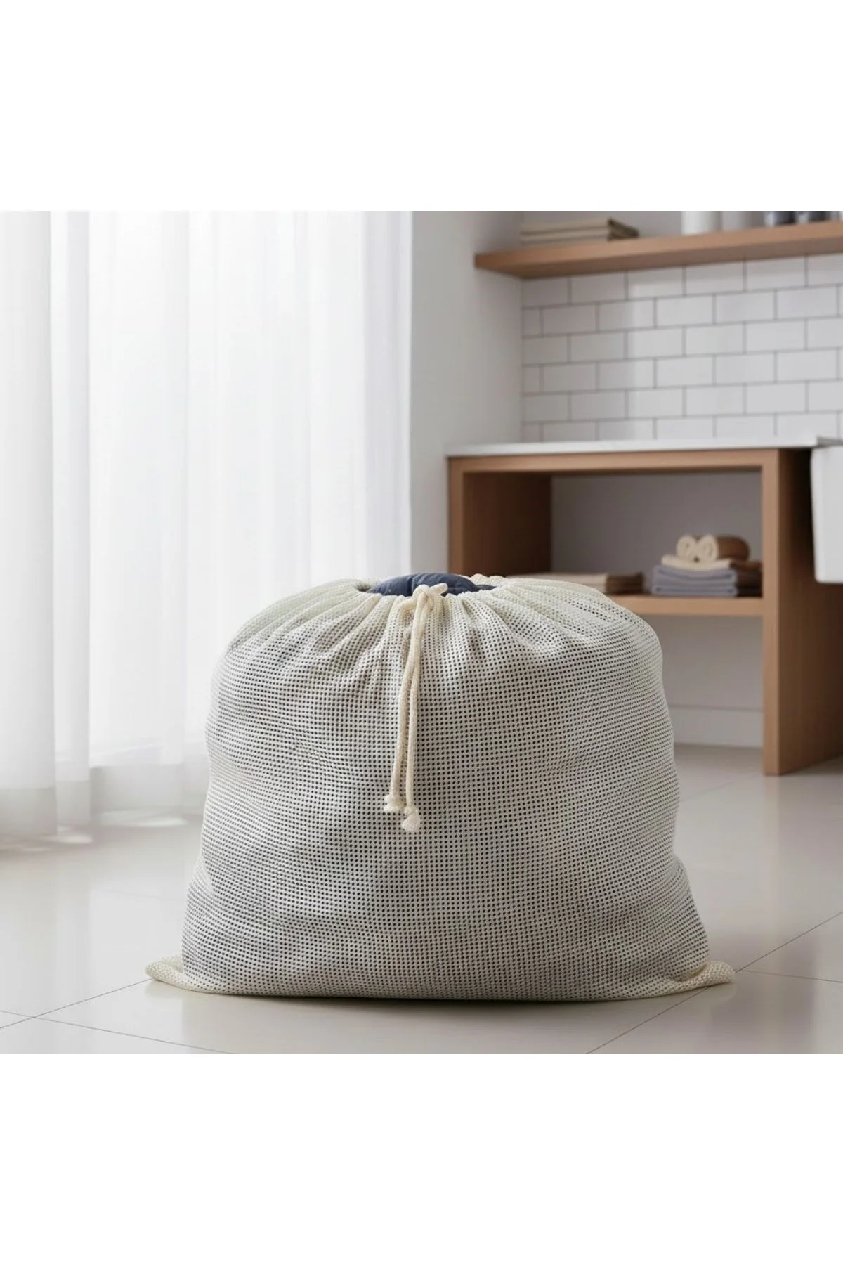 Battal Boy 120x150 cm Mont ve perde Yıkama Filesi–Extra Büyük, Dayanıklı, Nefes Alabilir Çamaşır Kor - Just Cheap Store Görsel 3