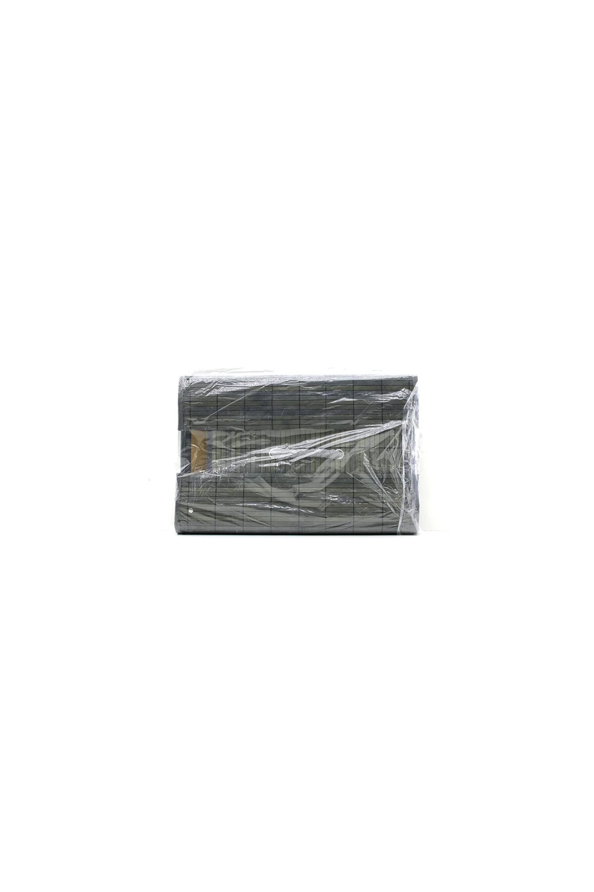 GRİ DİKDÖRTGEN 2 BÖLMELİ 52X32CM Y:63CM BAMBU AHŞAP KİRLİ ÇAMAŞIR SEPETİ KUMAŞ ÇANTALI İP KULP (4741 - Just Cheap Store Görsel 3