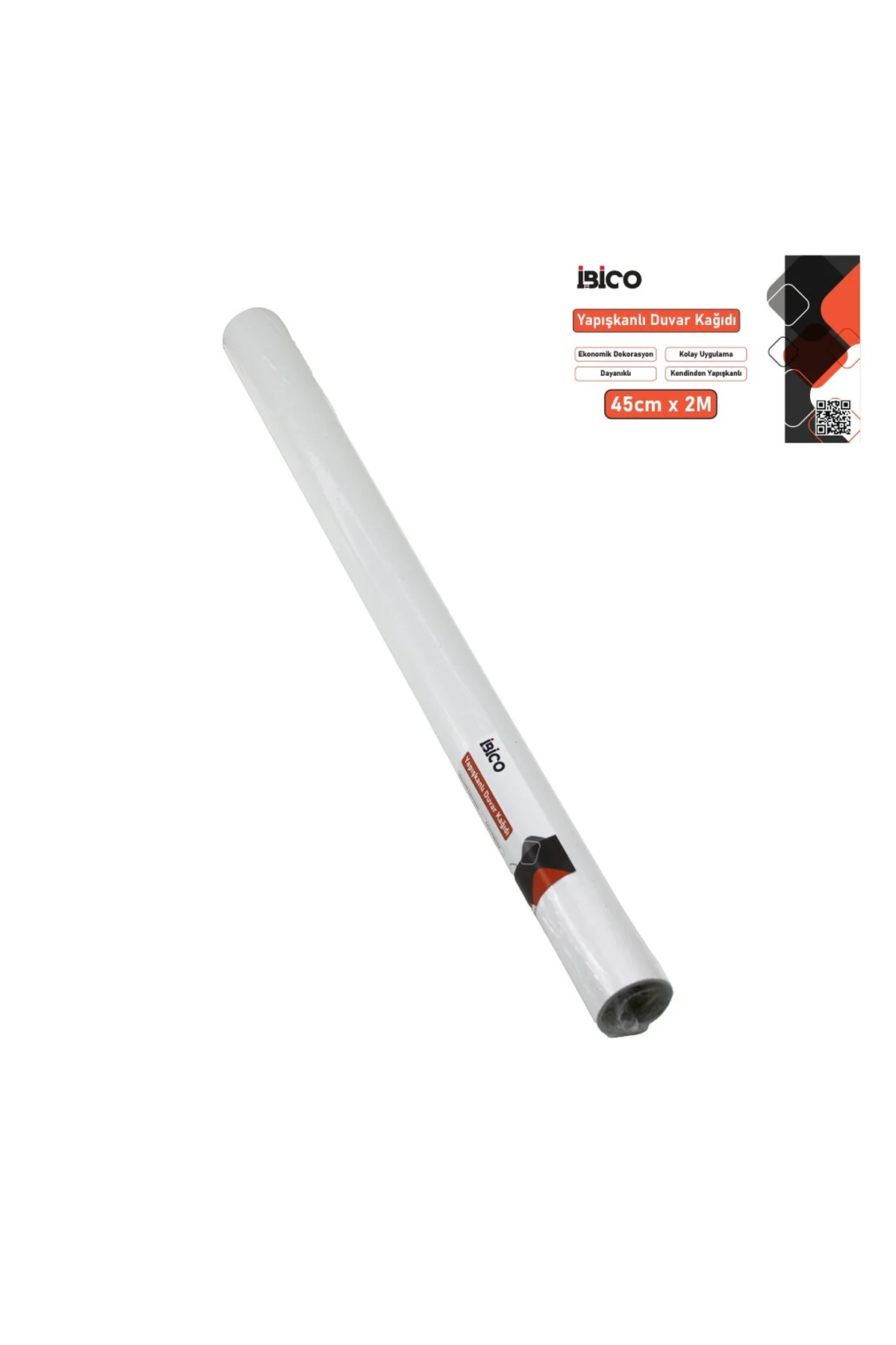 2MT X 45CM BEYAZ SADE TEZGAH ÜSTÜ FOLYO STİCKER - DUVAR KAĞIT KENDİNDEN YAPIŞKANLI - EKO DEKORASYON