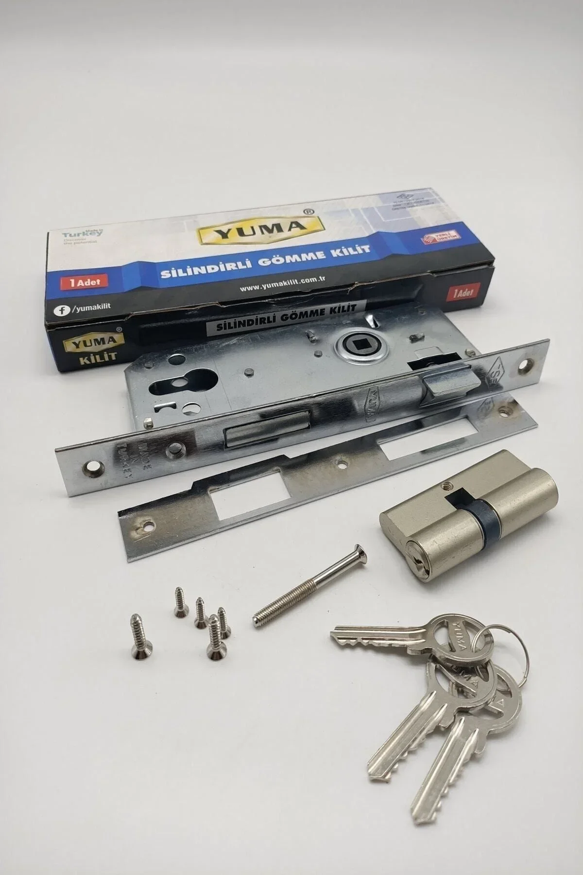 Kaliteli Ve Güvenliğiniz İçin Sağlam Ve Dayanıklı Çözüm Silindirli Gömme Kilit Yuma - Just Cheap Store Görsel 2
