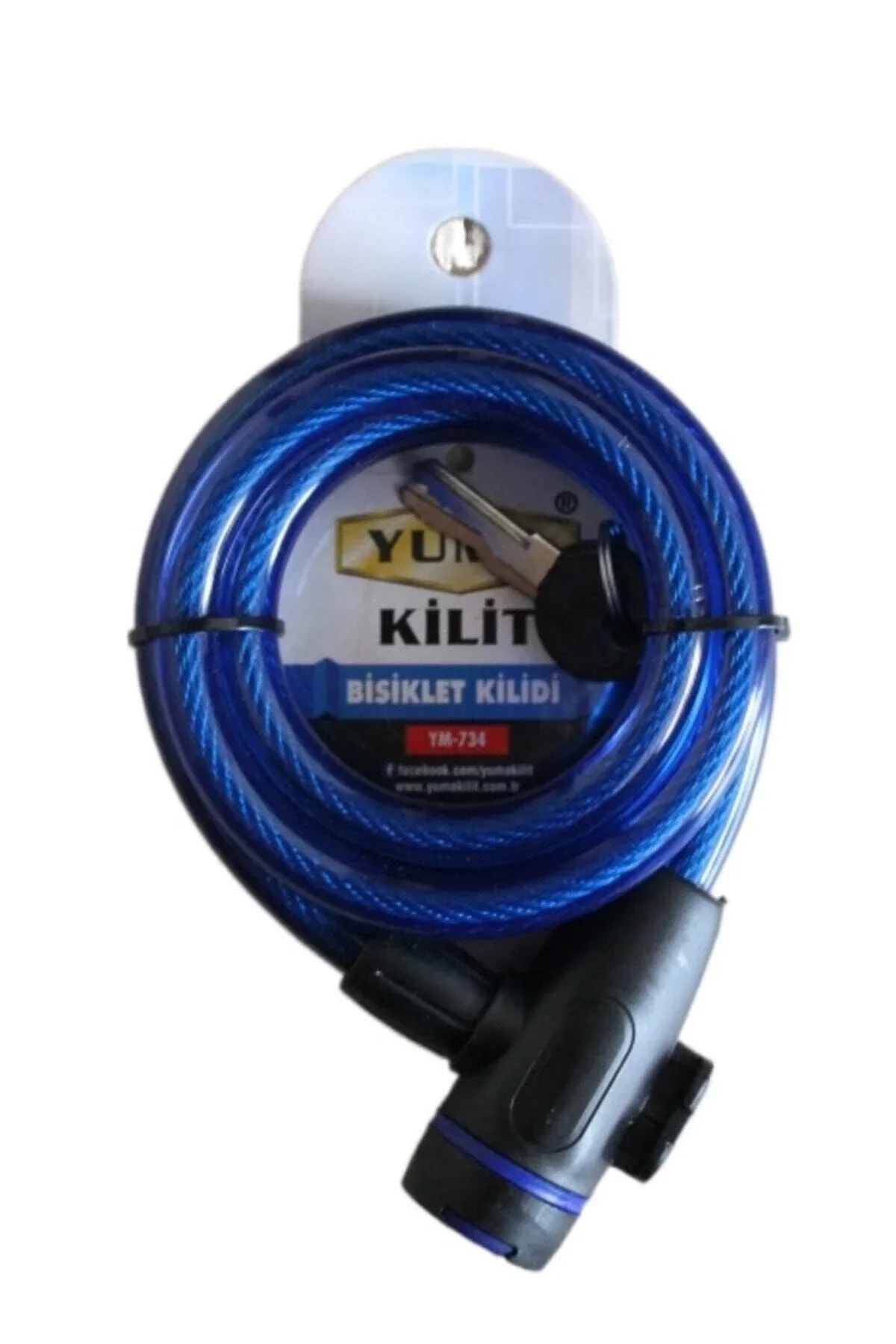 Yuma Ym- 734 150cm Mavi Bisiklet Kilidi - Just Cheap Store Görsel 2
