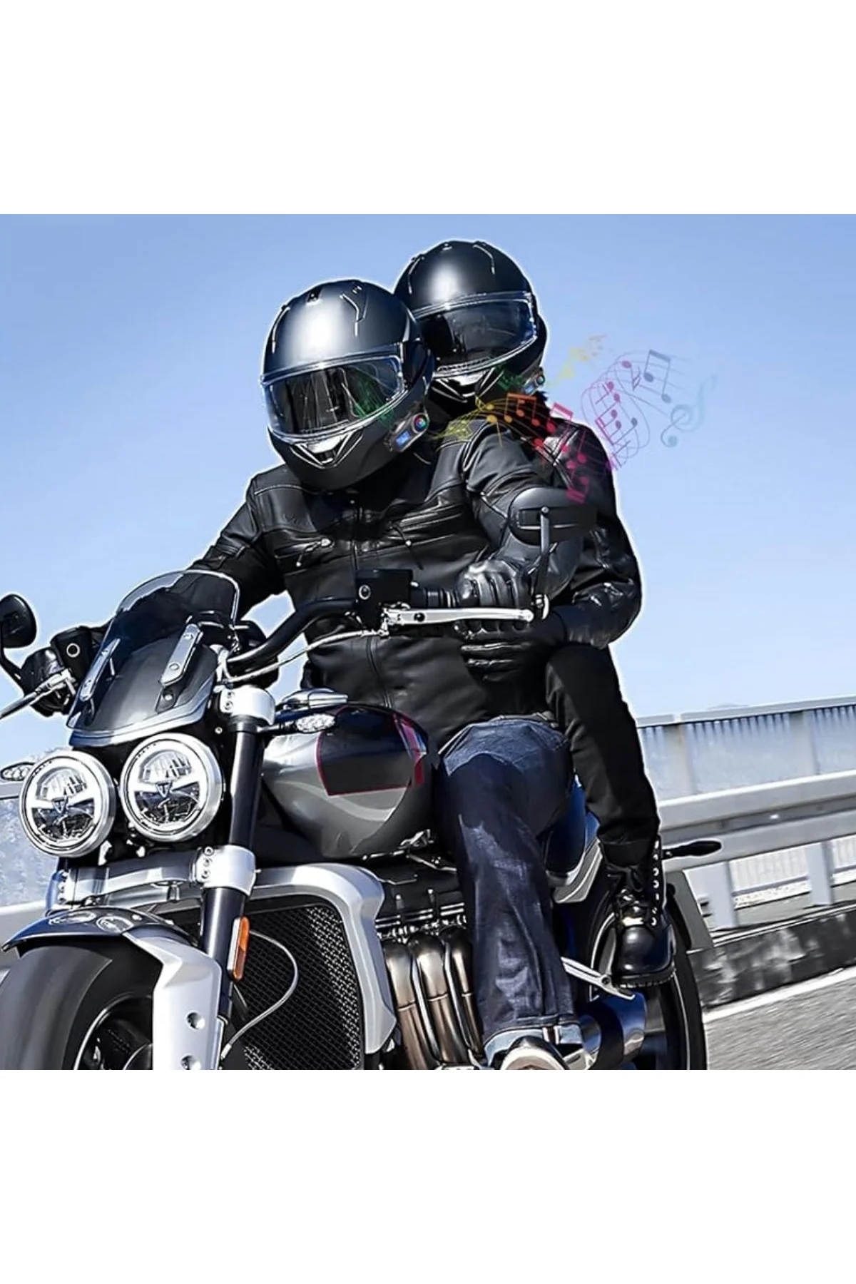 Y20 Motorsikletler İçin Kablosuz Bluetooth Kulaklıklı – Suya Dayanıklı, Uzun Ömürlü Batarya, Gürültü - Just Cheap Store Görsel 4
